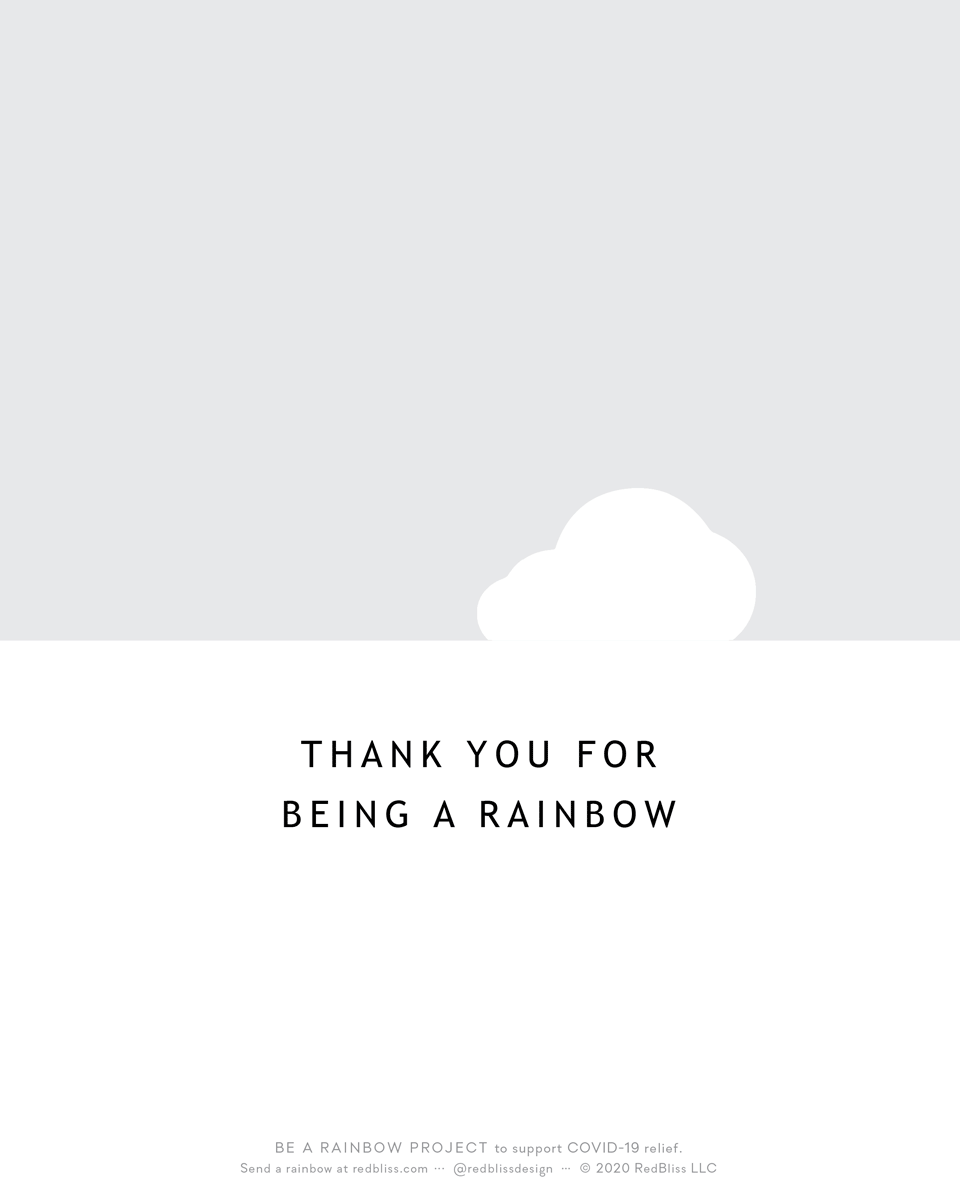 Be A Rainbow Redbliss Design