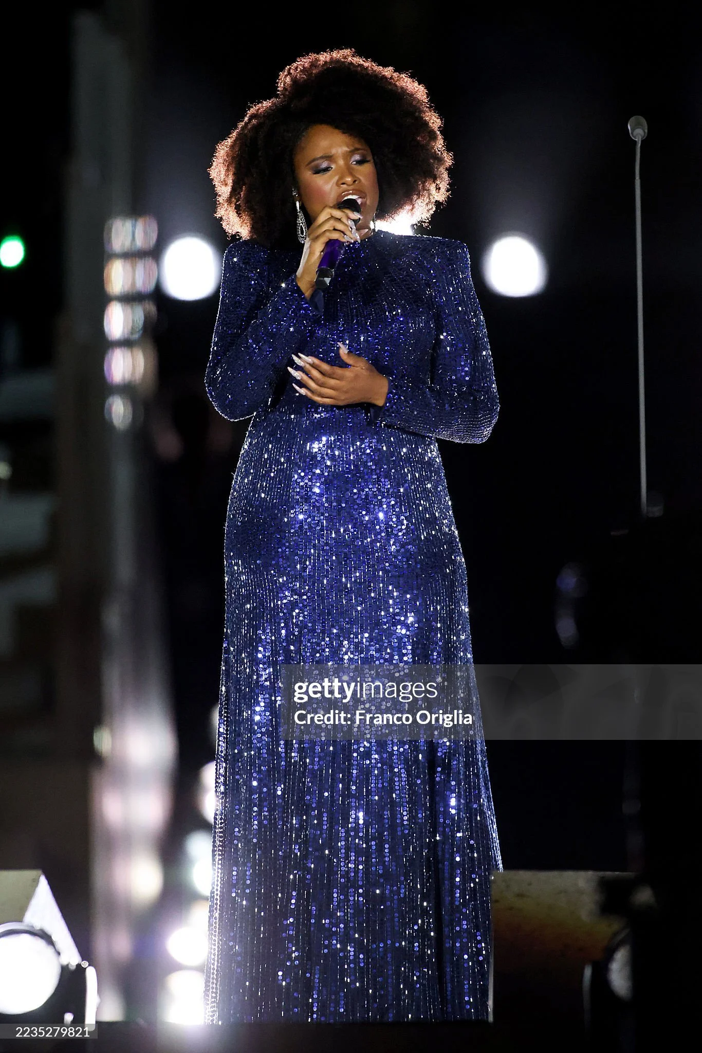 Oscar winning actress, Grammy winning artist and Emmy winning producer, Jennifer Hudson, for the “Grace For The World” Concert at the Vatican