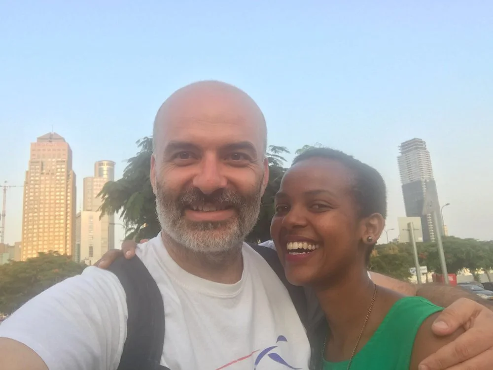 Liliane with Board Member, Gideon Herscher