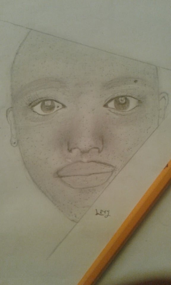 Sketch of face