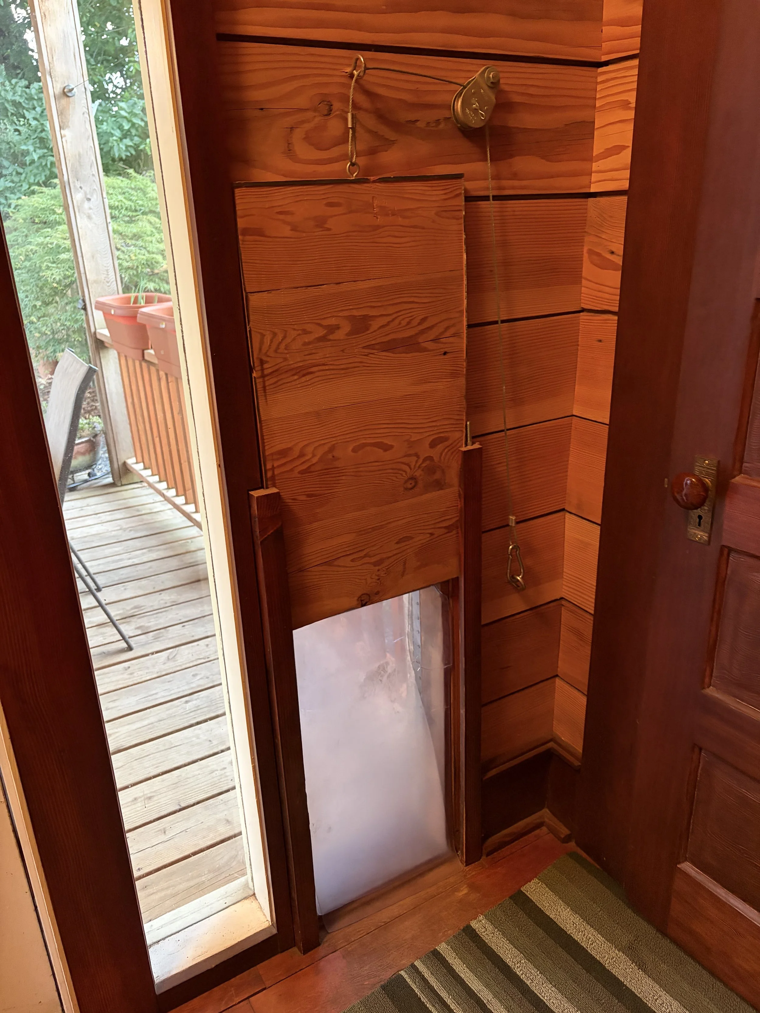 Custom Built-In Dog Door