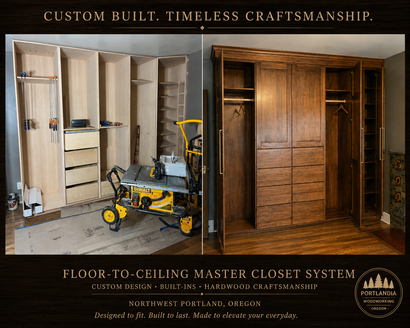 Custom Master Bedroom Built-In