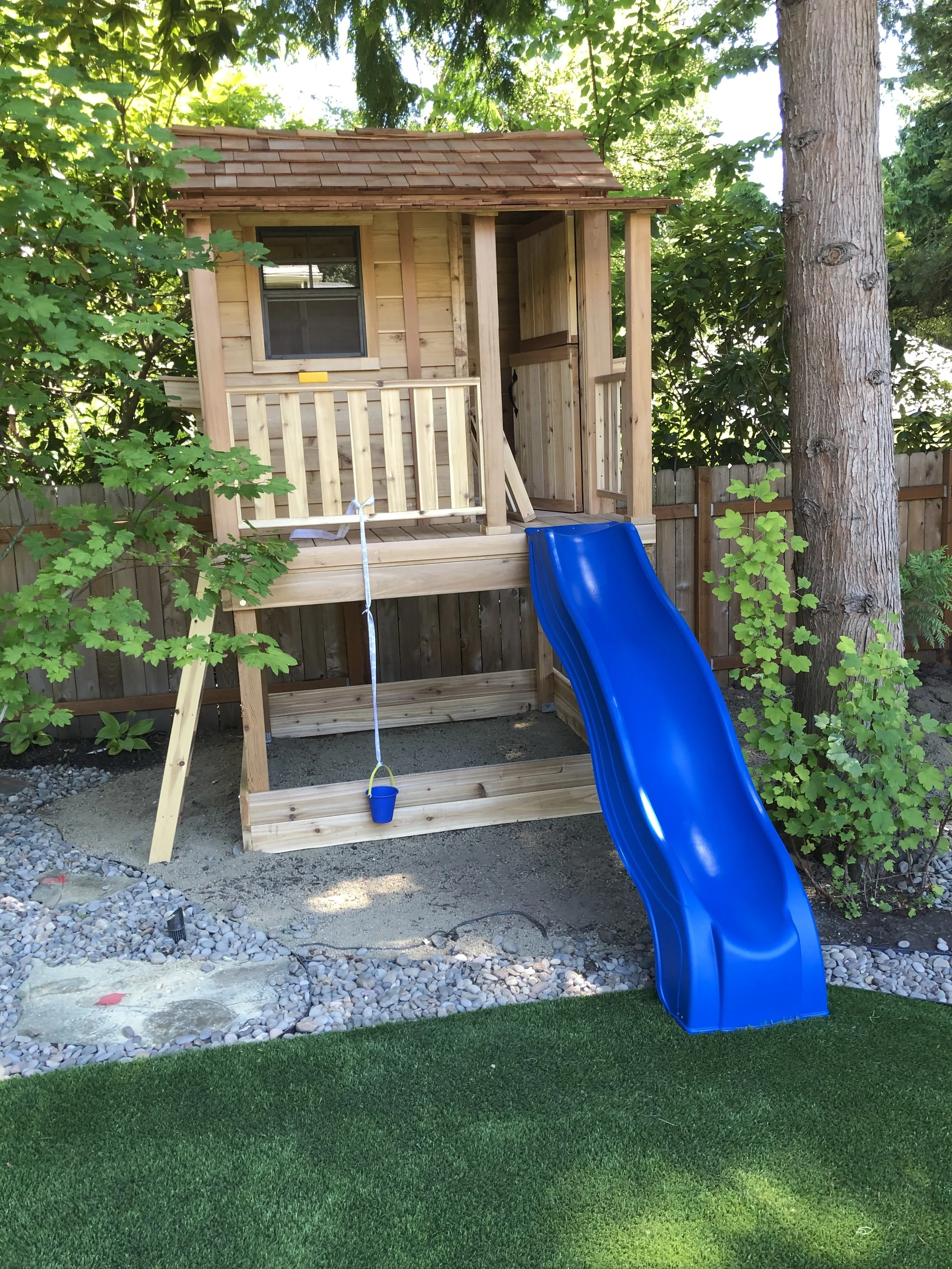 Custom Playhouse Installation | Portlandia Remodeling and Home Maintenance