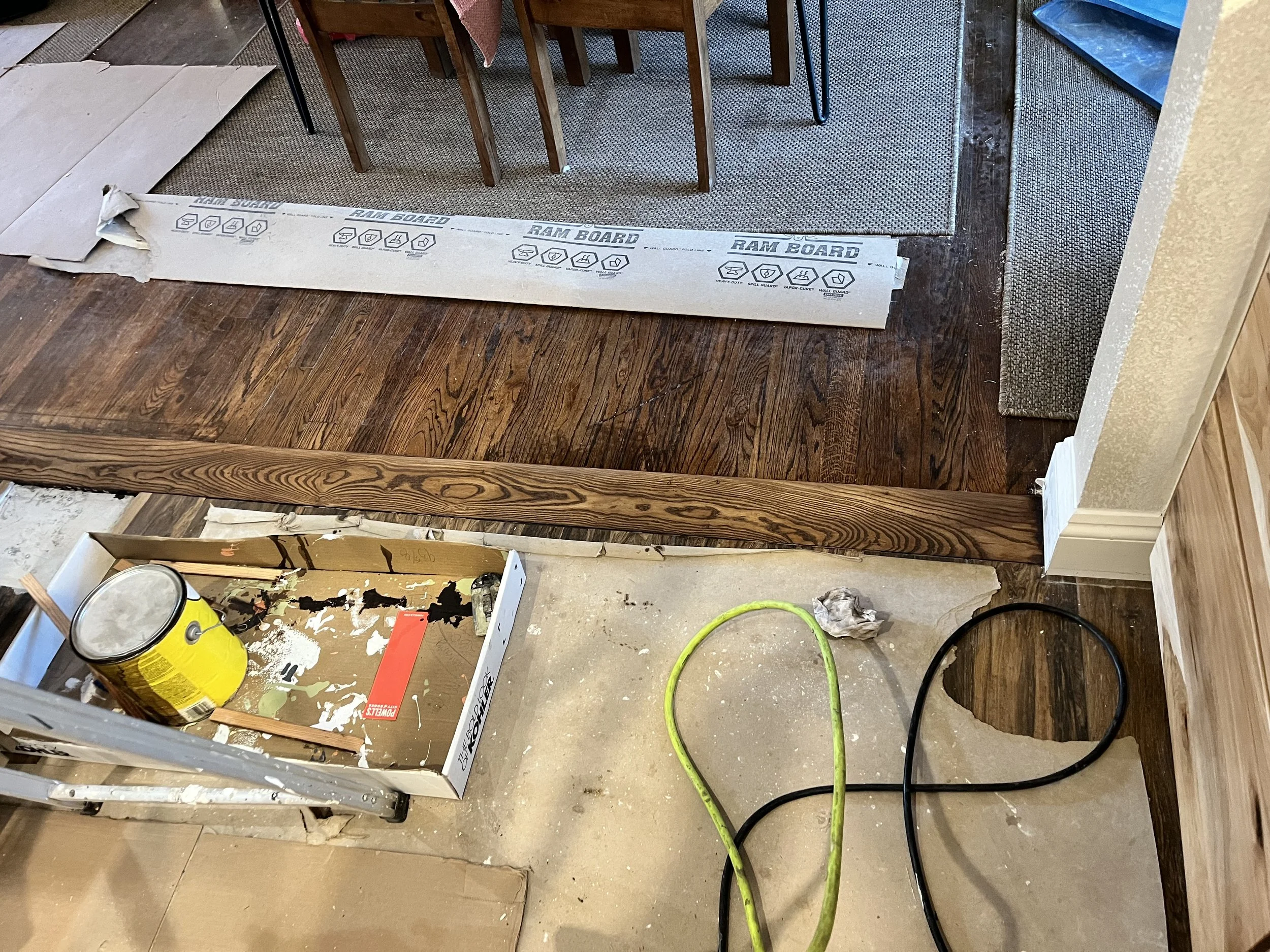 Flooring Transition Patch | Portlandia Remodeling and Home Maintenance
