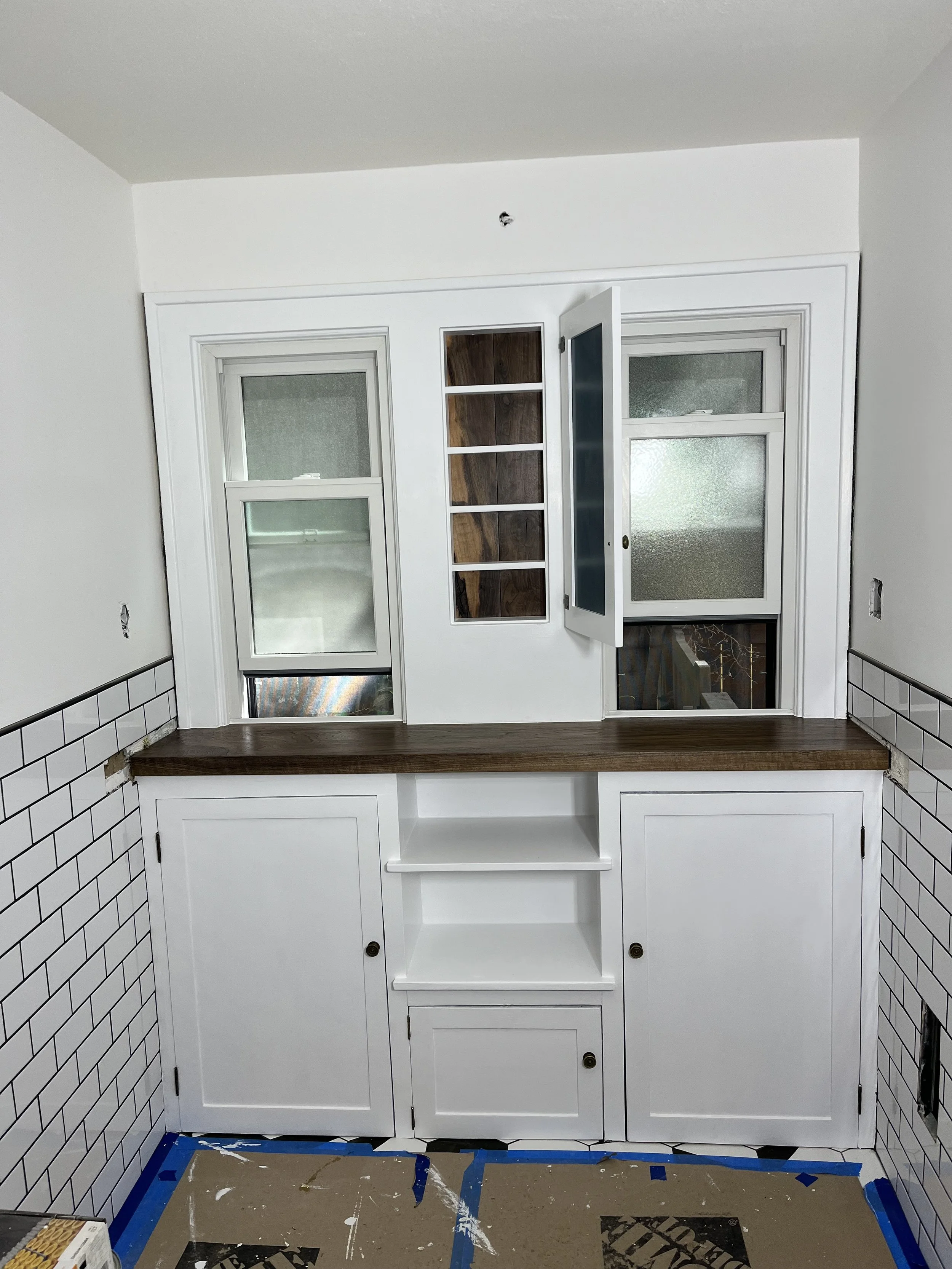 custom vanity built-in renovation
