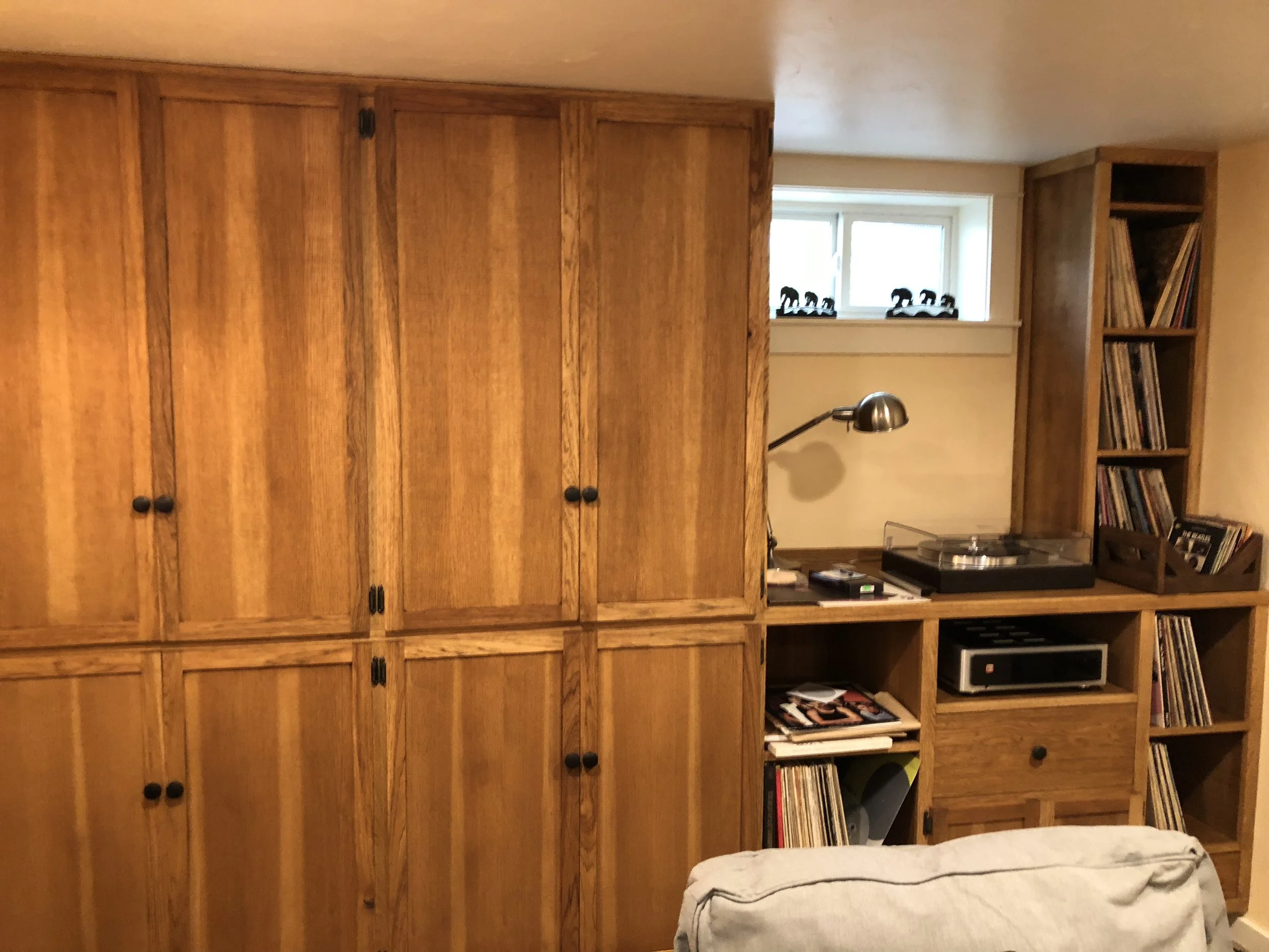 Portland Oregon handyman custom storage built-in