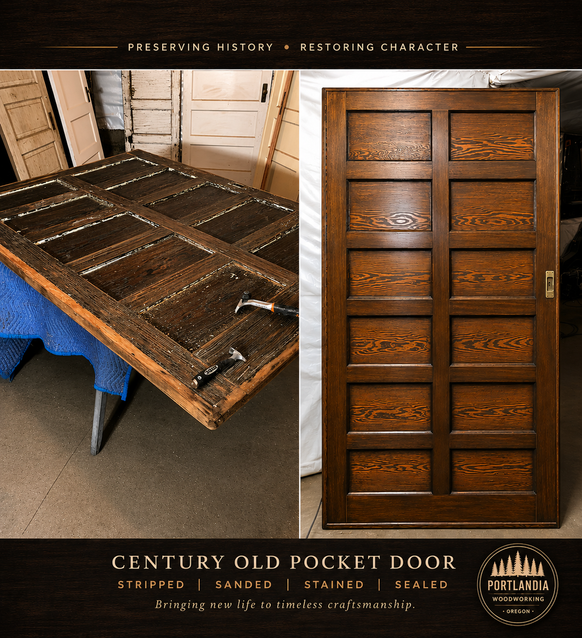 Historic Pocket Door Restoration