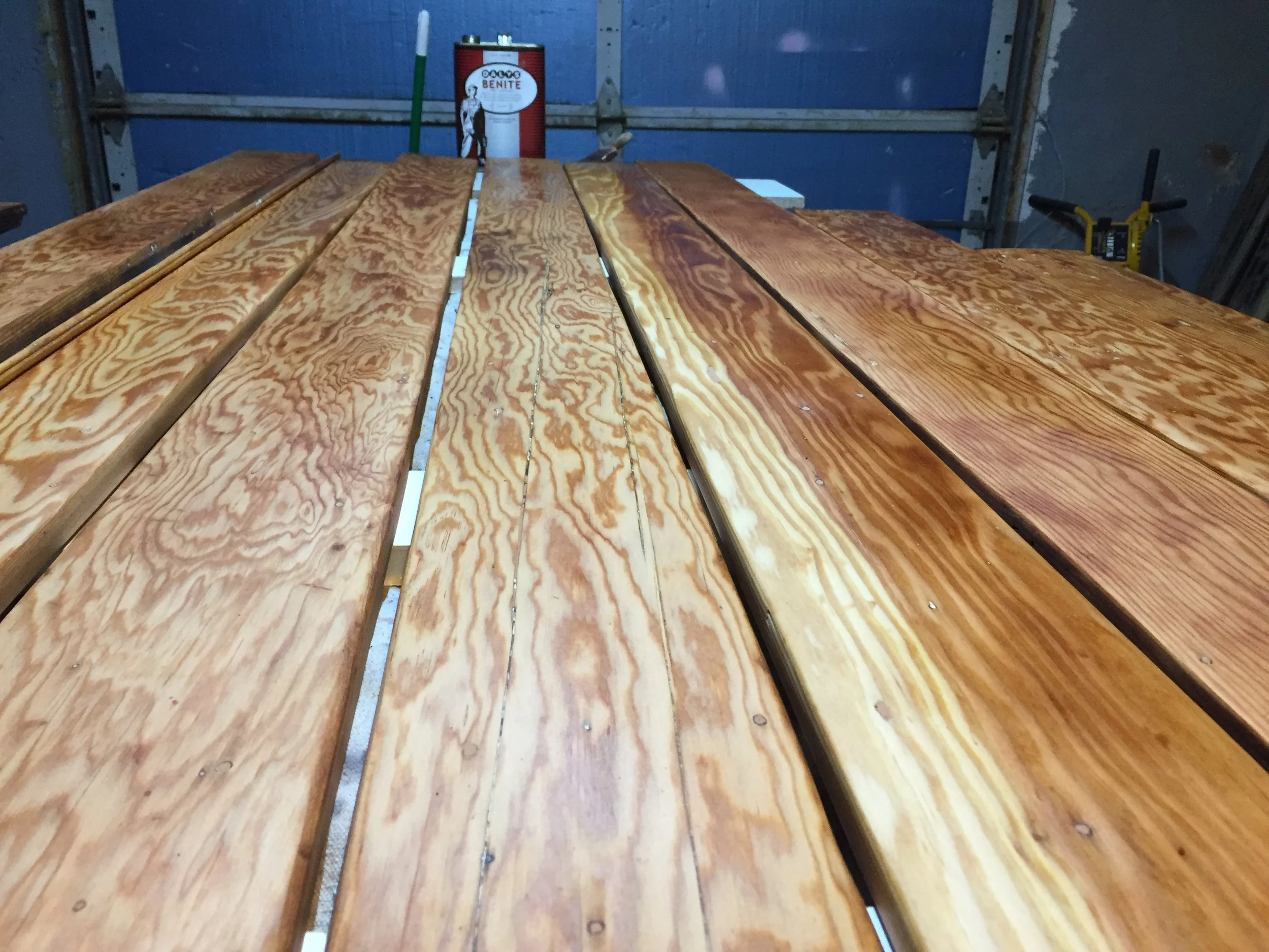 Vintage baseboard and trim restoration