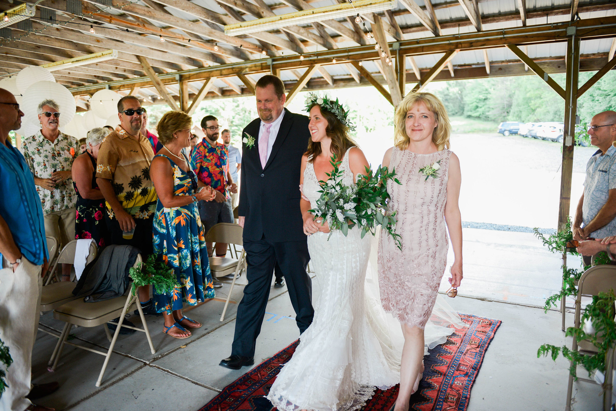 Our suggested dress code was Hawaiian shirts & floral! Look at how awesome everyone looks LOL!!