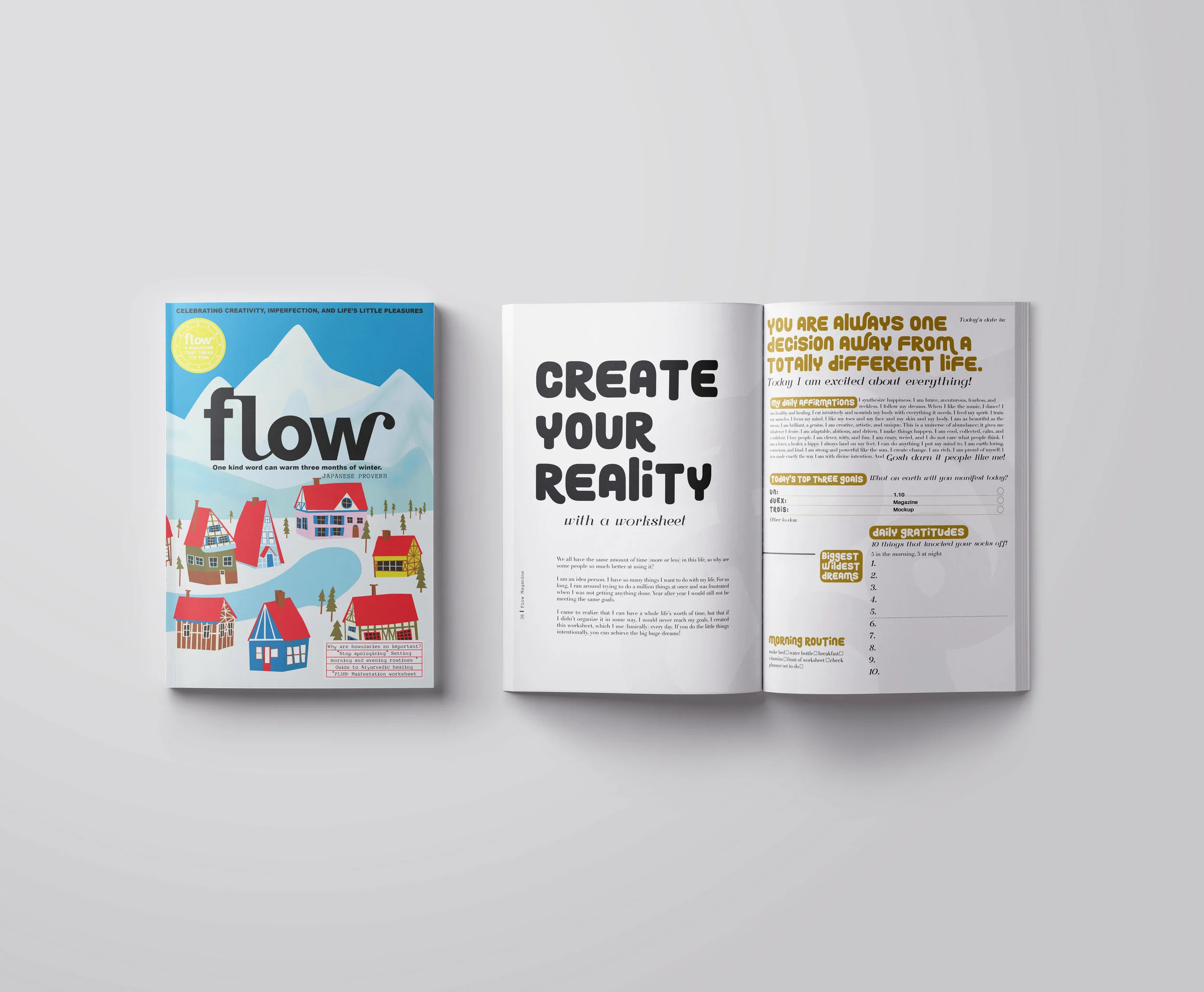 Flow Winter Edition | Editorial Design | 2018