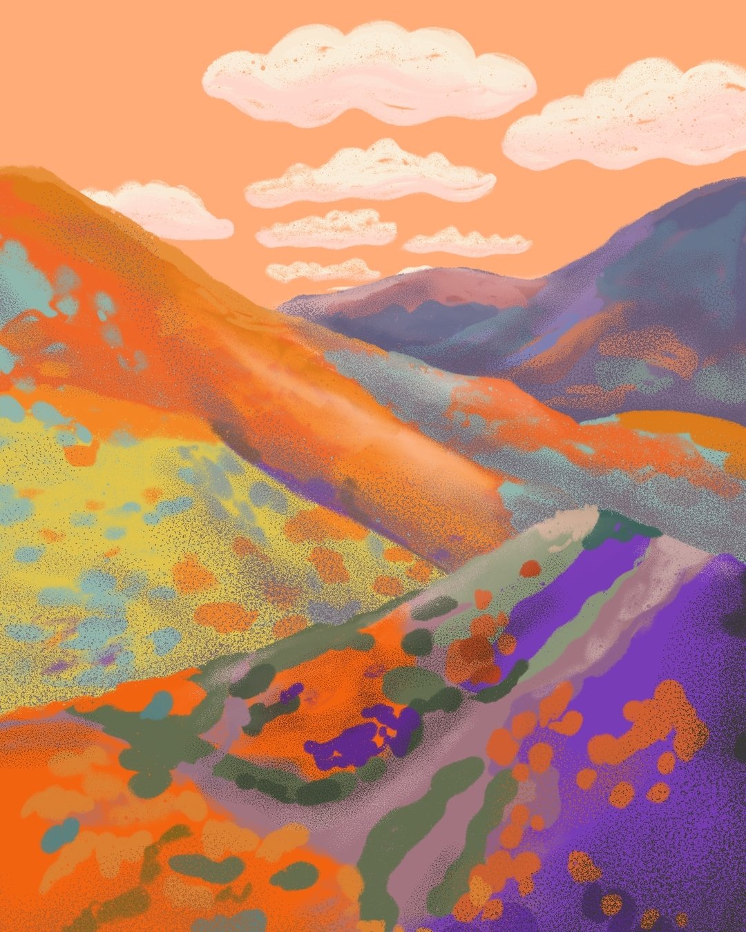 our hills blooming! 🌸

#spring #womenofillustration #ladieswhodesign #womenwhodraw #illustrator #procreate #artistsoninstagram #illustration #art #drawing #artist #digitalart #artwork #design #digitalillustration #illustrationartists #creative #love