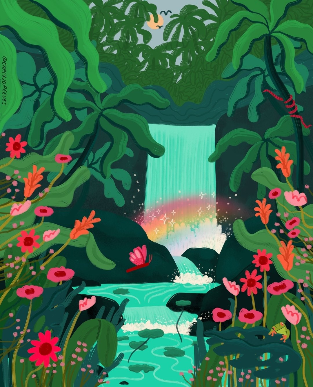 Drawing this made me feel like a kid. I got into such a flow with it! ✨🌺🌴

Living with the Land: Rainforest
#livingland2024
Hosted by
@jag.ink
@thewildpeachstudio

#drawingchallenge #earthmonth #illustration #artistsoninstagram #earthdayeveryday #e