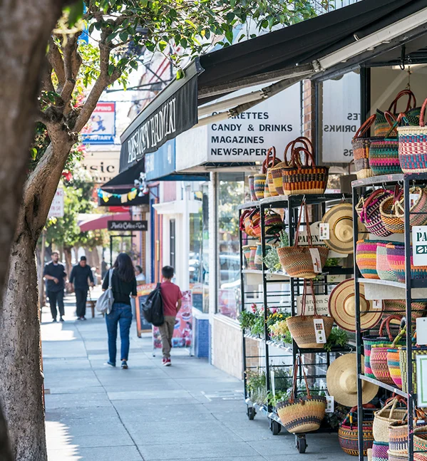 WEST PORTAL Host to restaurants, taverns and an array of shops, this nearby neighborhood is perfect for a sidewalk stroll.