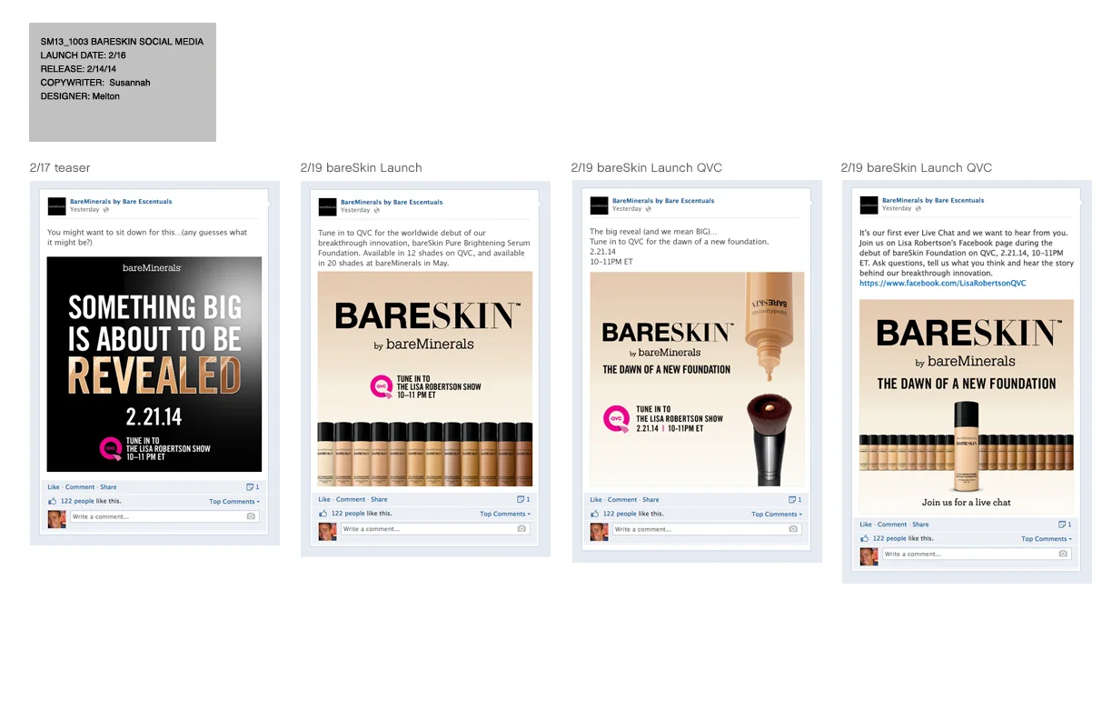 Facebook Pre-Launch Campaign