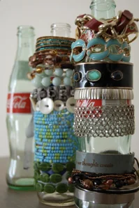 We love this idea! It’s cute, retro, and the only thing you have to do is drink a coke and rinse out a bottle!
