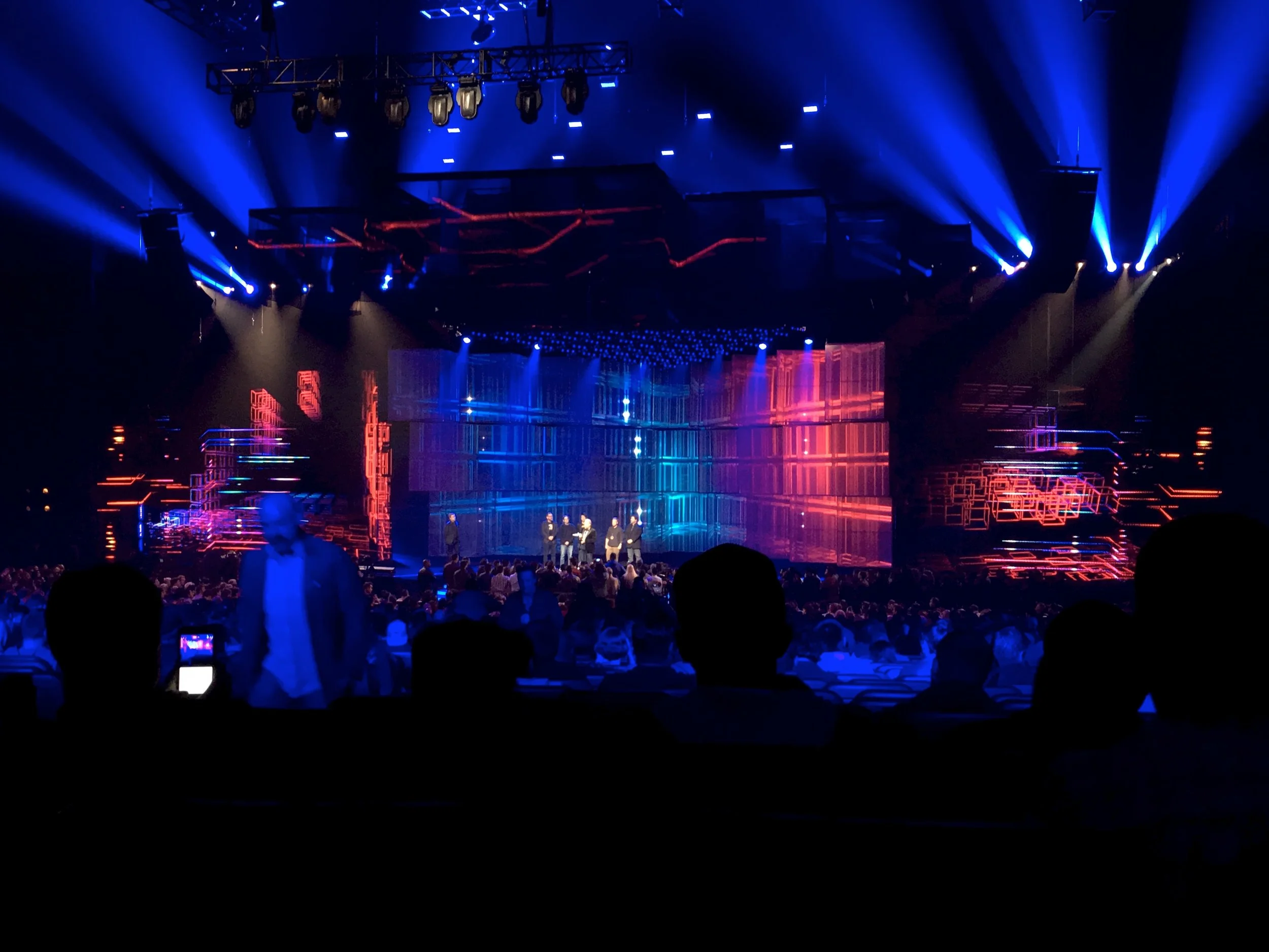   Roy Bennett : Production and Lighting Design  Electronic Countermeasures: Video Design &amp; Animation  Laura Frank of  Luminous FX :&nbsp;&nbsp;Screens Producer  Some animation and effects were created using  Processing &nbsp;and  Notch .&nbsp;Pow