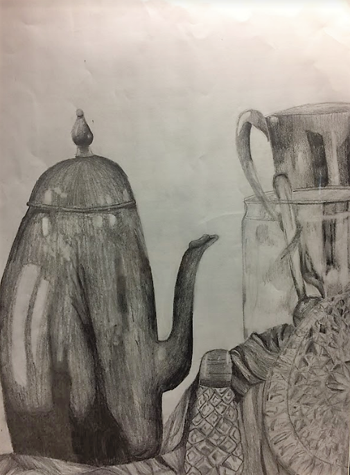 Graphite Still Life Drawings