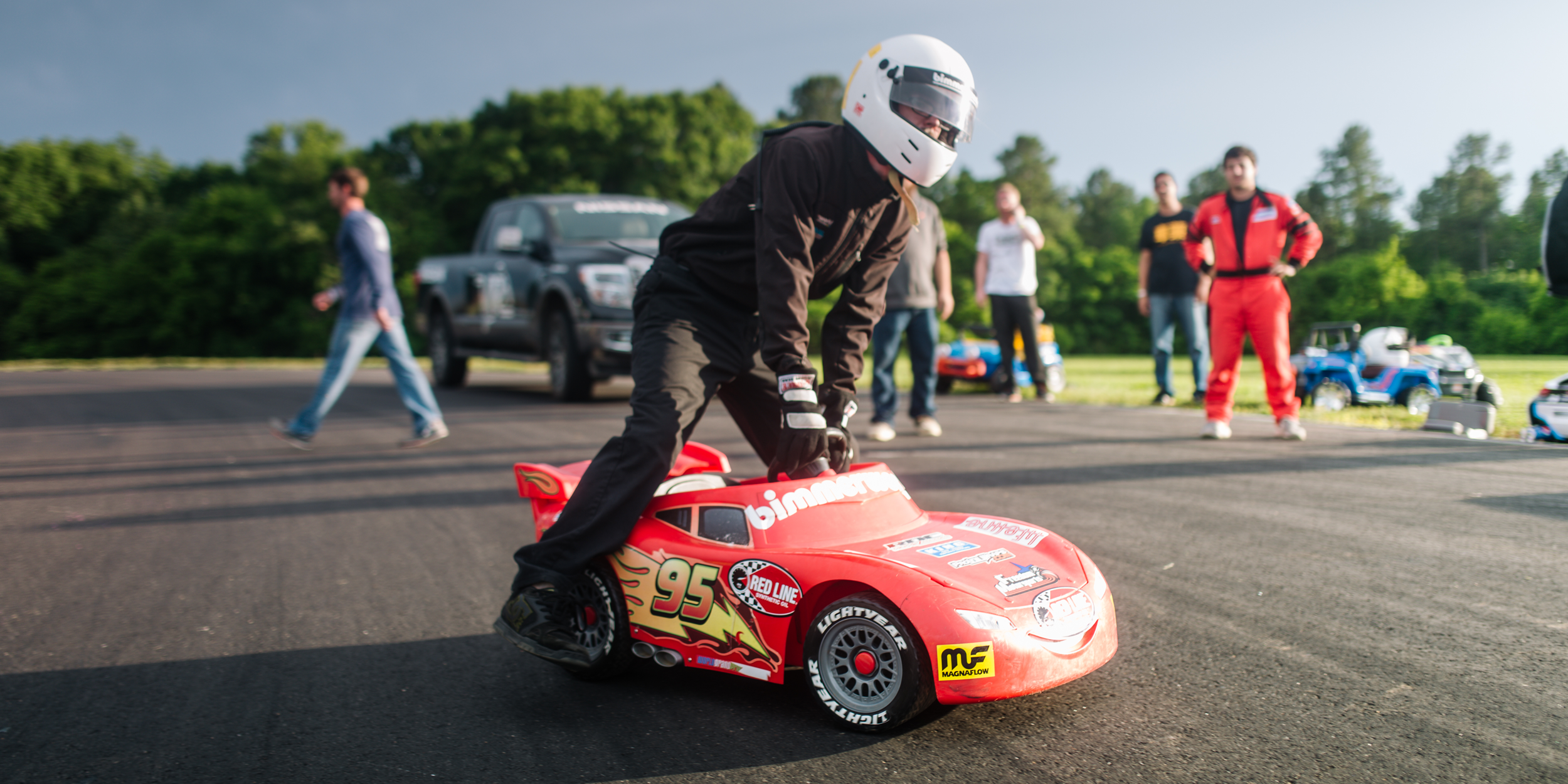 power wheels race car