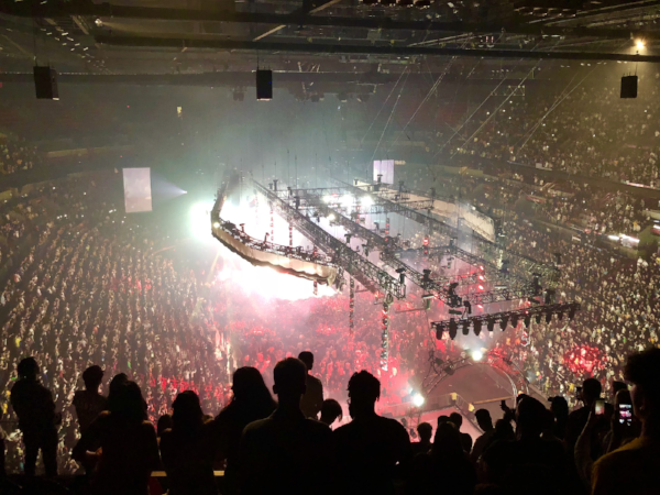 Travis Scott lights up the stage at the 11/11 ASTROWORLD WISH YOU WERE HERE TOUR