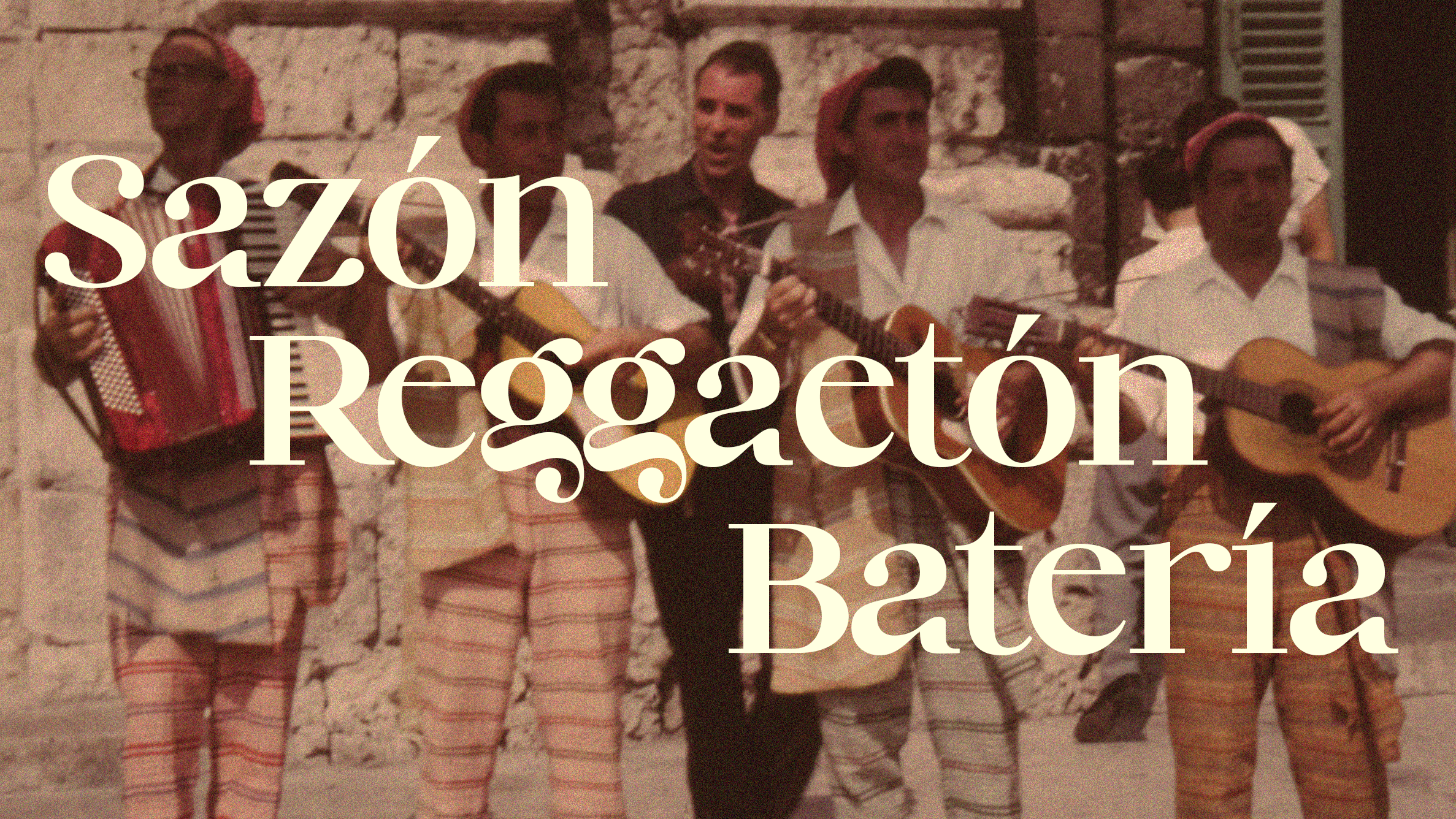 Sazón, batería y reggaetón