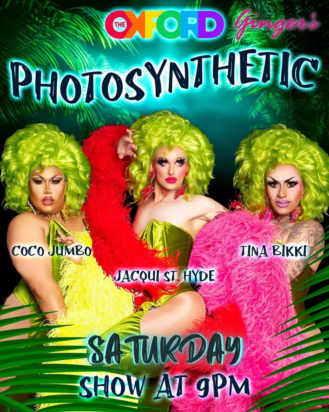 ℙℍ𝕆𝕋𝕆𝕊𝕐ℕ𝕋ℍ𝔼𝕋𝕀ℂ

Premieres tonight!! A new trio of superstar queens will take over Ginger's in an all new production feat @_cocojumbo @jaxhyde @tinabikki