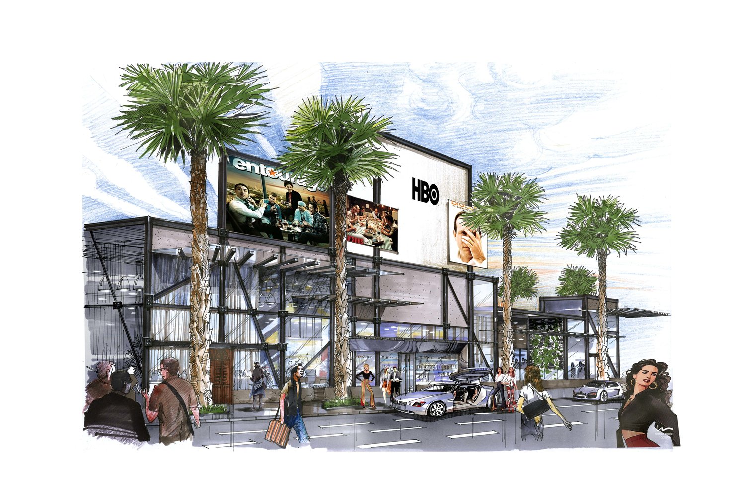 CONCEPT:  HBO Theater and Retail - Las Vegas, NV 