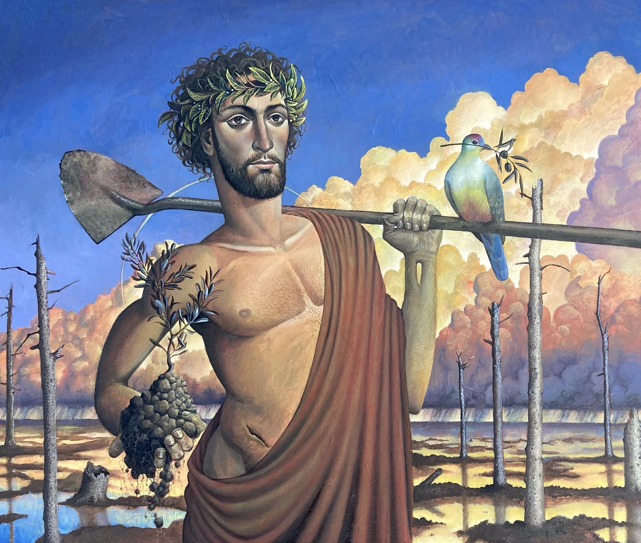 The Gardener, 24x30, 2022