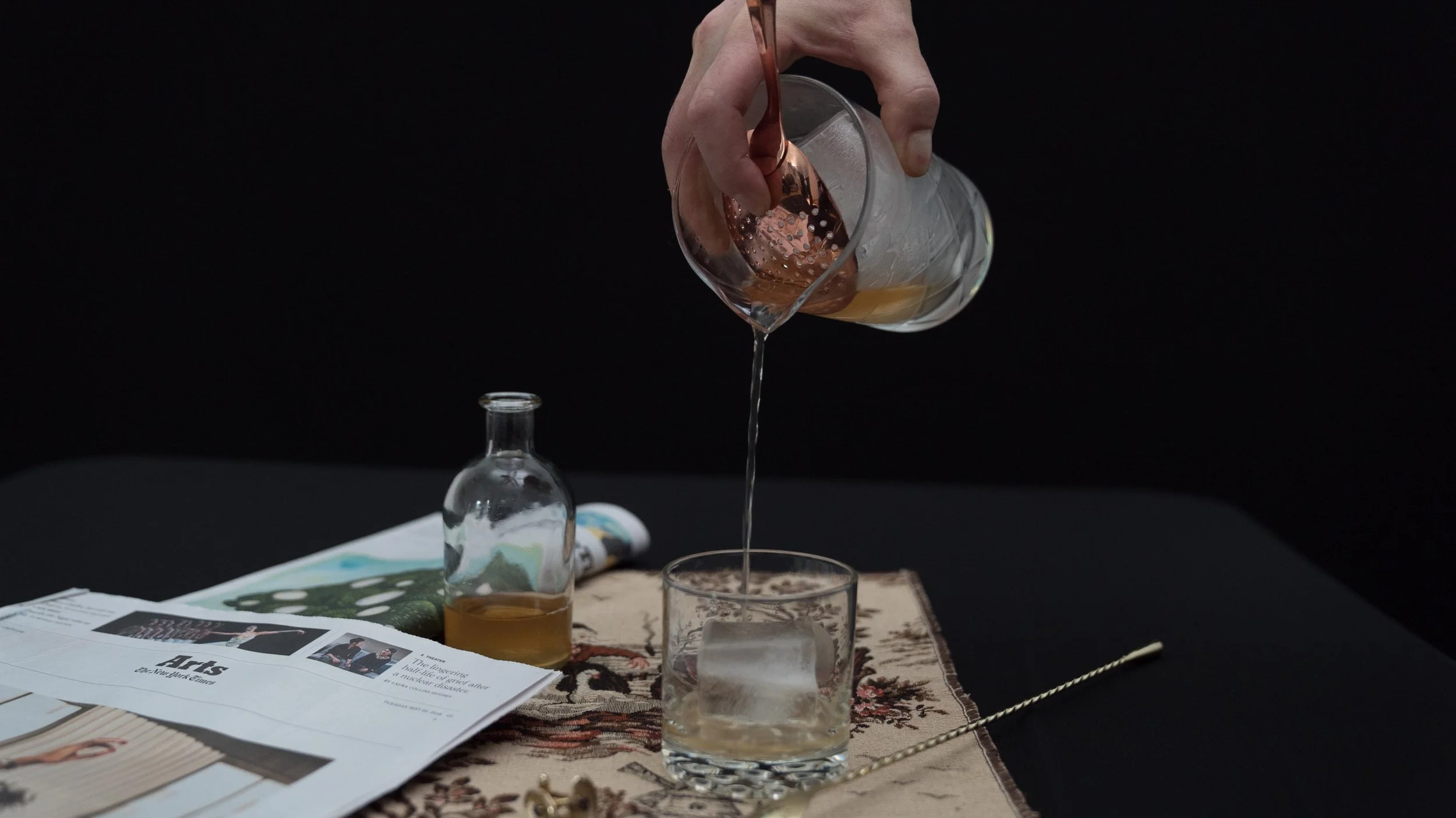 Event Bartender Serving Cocktail NYC