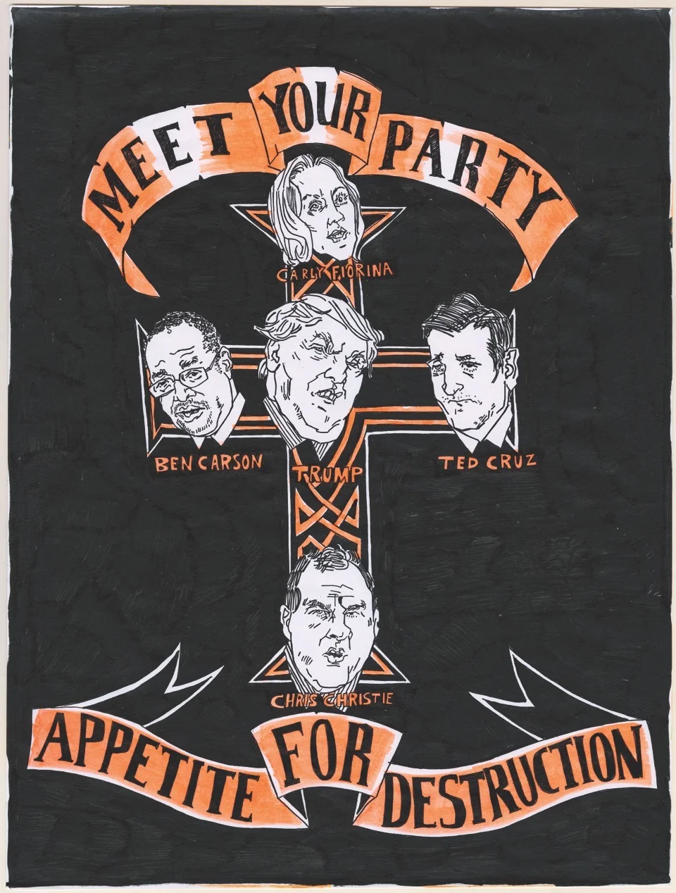 poster from the horror of the Republican Primaries 2015