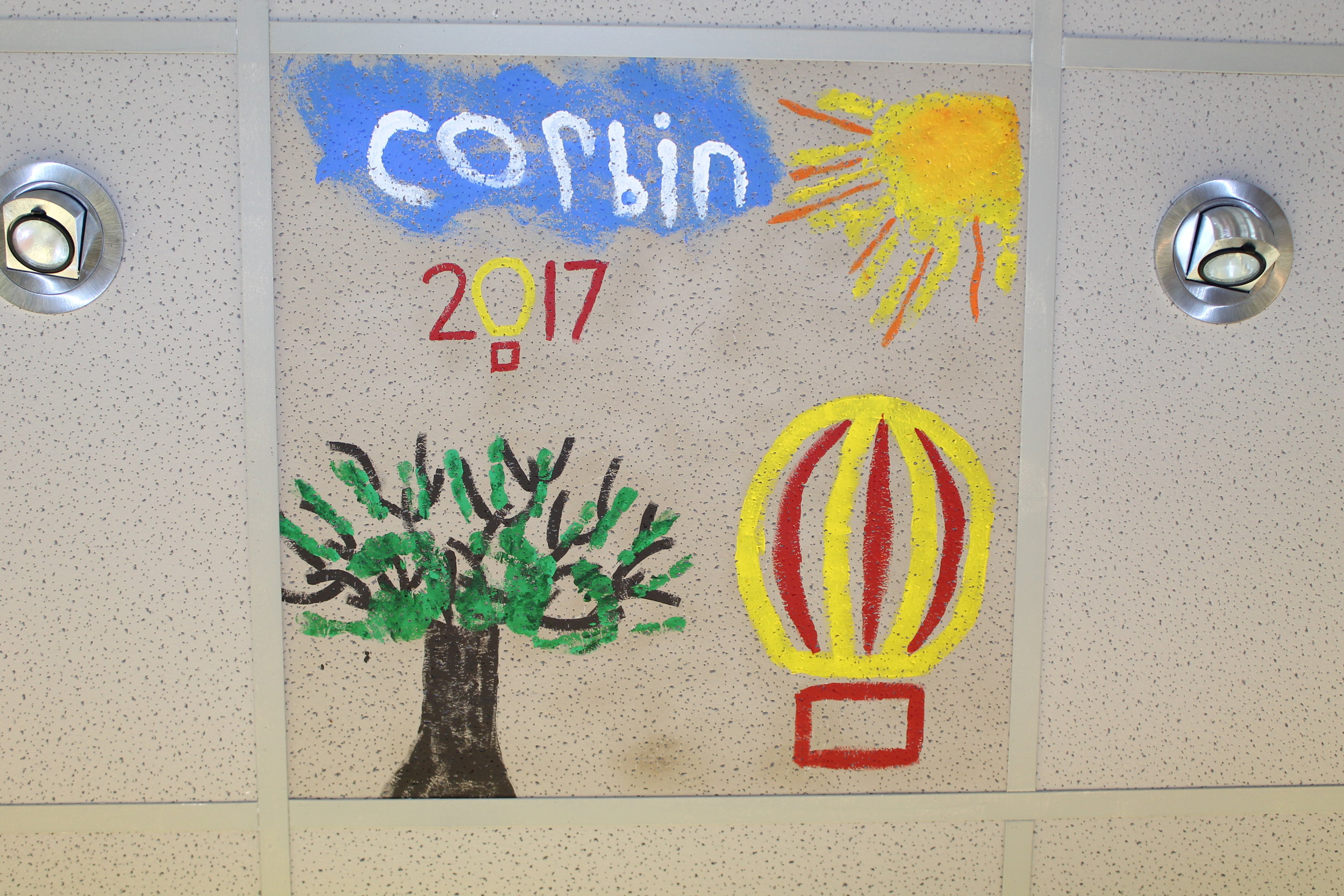 Corbin's final artwork at DQ