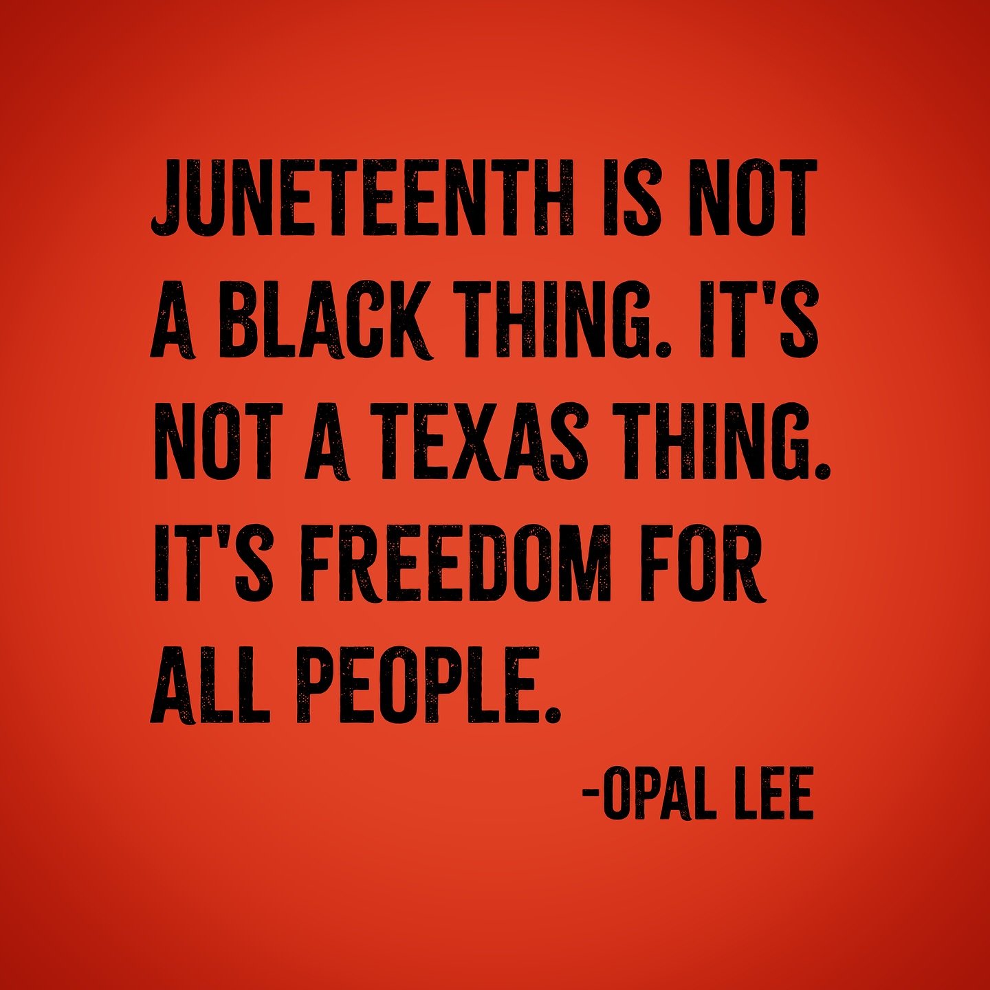Happy Juneteenth, &amp;s! Here&rsquo;s to freedom for ALL.