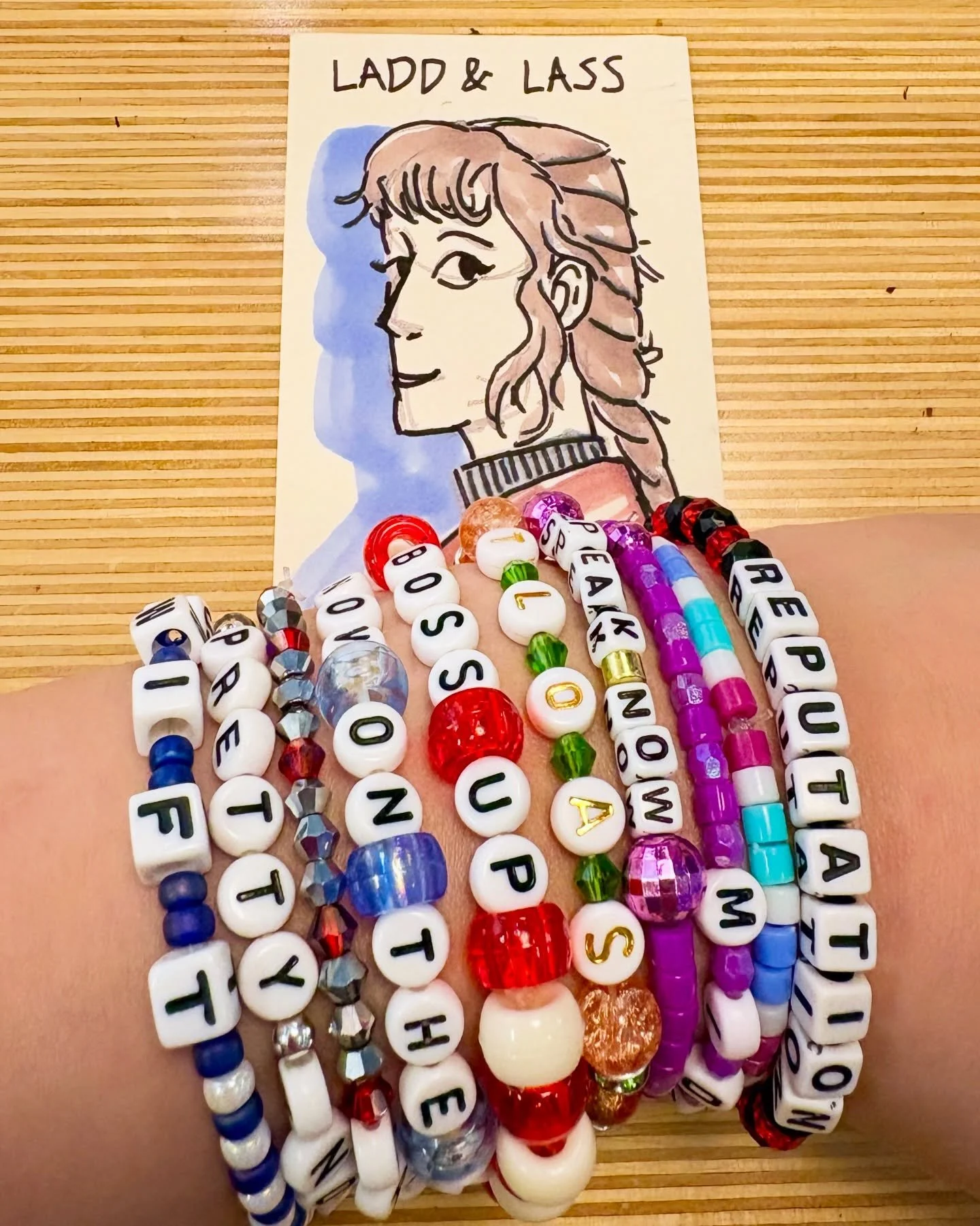 Woot, woot, thanks for coming out to our 3rd Annual @taylorswift Sing-a-along this weekend! Extra special thank you&rsquo;s to the &amp;s that were kind enough to gift me with new bracelets and my very first drawing. 🫶

Whatever life may throw at us