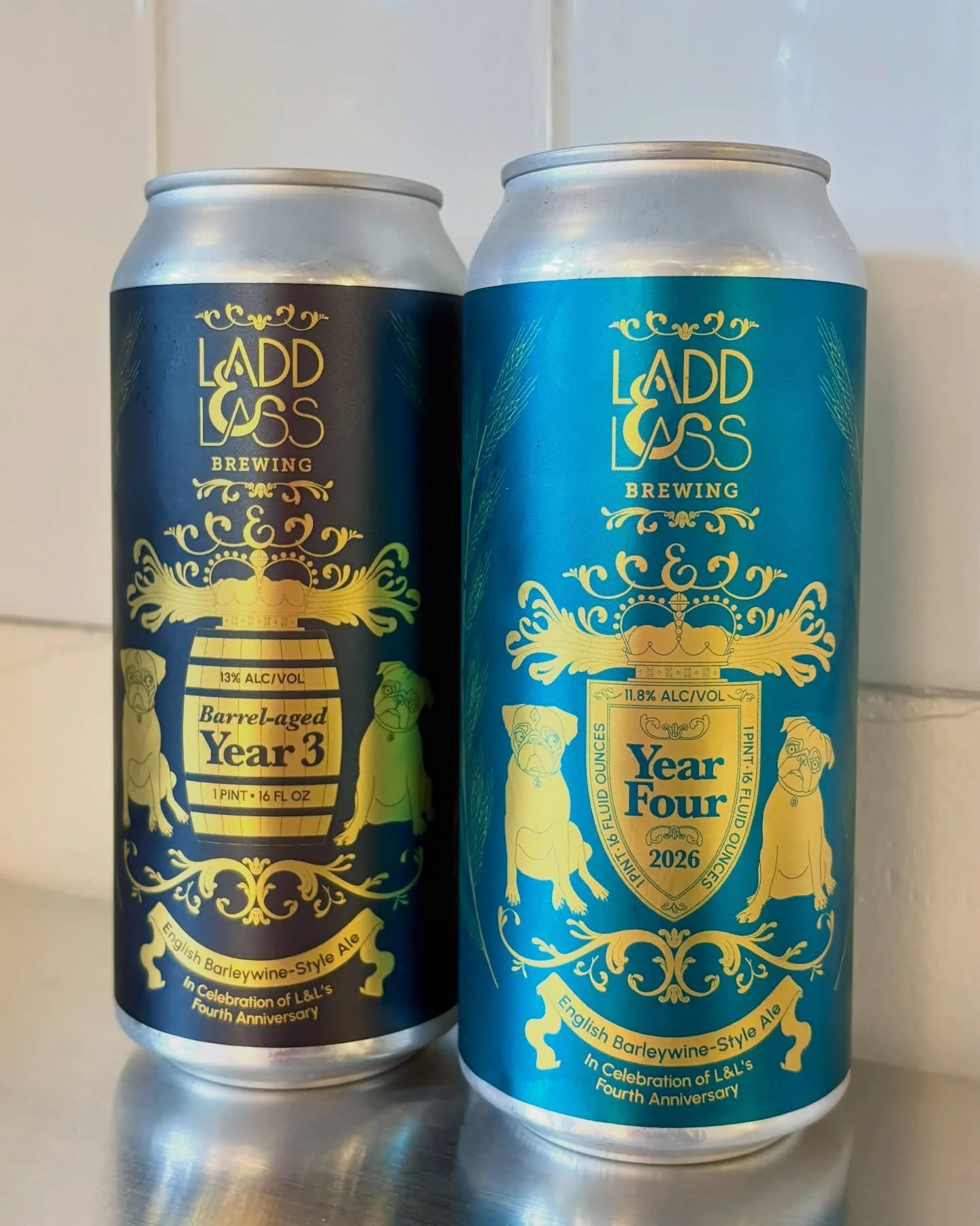 NEW(ISH) RELEASES!

Barrel-aged Year 3
Barrel-aged English Barleywine / 13% ABV

This year&rsquo;s anniversary barrel-aged barleywine is a blend of richly luxurious English-style barleywine aged for a year in Woodinville whiskey bourbon barrels blend