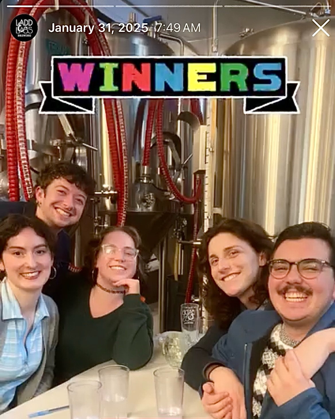 Adding this to the grid because TWO @headinthecloudstrivia PERFECT SCORES deserves more than just 24 hours of likes. Color us impressed, Bisexual Boys &amp; Girls Club!

#DrinkLocal #CraftBeer #drinkWAbeer #SupportSmallBusiness #SupportYourLocalBrewe