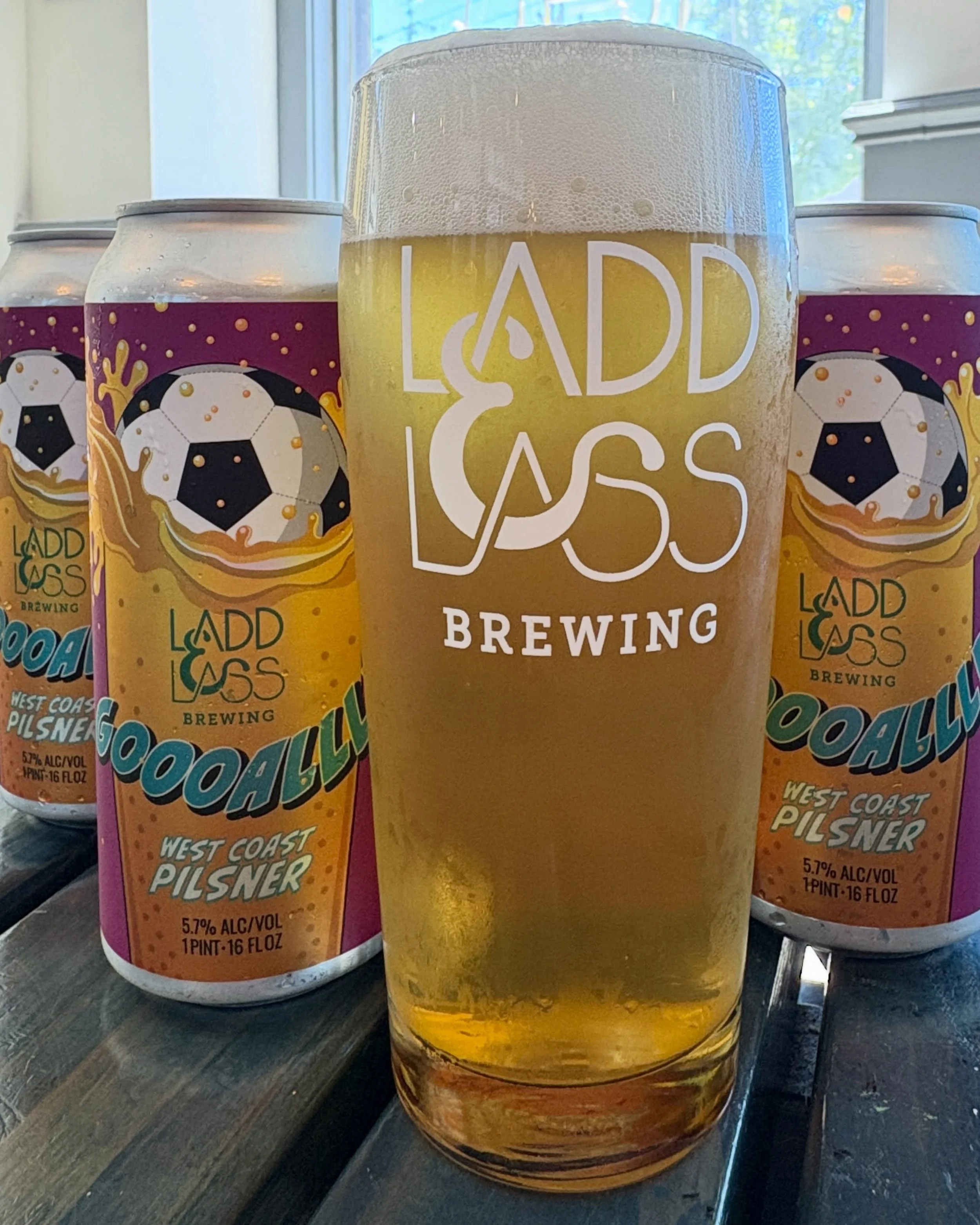 NEW RELEASE!

GOOOALLL!
West Coast Pilsner / 5.7% ABV

The planet&rsquo;s premier soccer tournament has come to the Emerald City and we&rsquo;re marking the occasion with an internationally-inspired West Coast pilsner. Kicking things off are Canadian