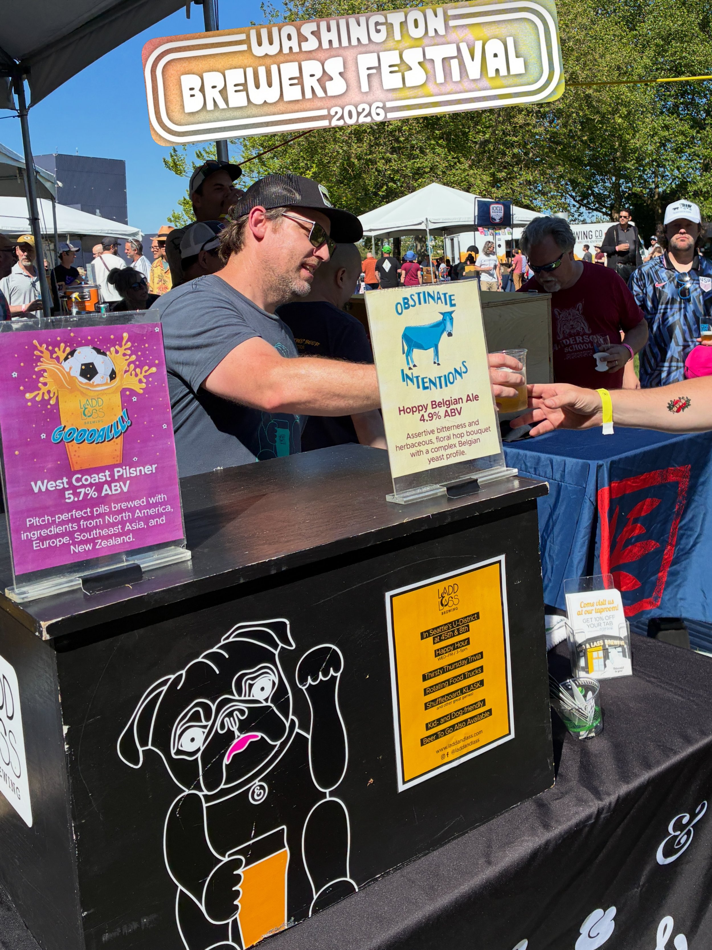Thanks for braving the heat to come see us at @wabrewersguild Brewers Fest, &amp;s!!!

#DrinkLocal #CraftBeer #drinkWAbeer #SupportSmallBusiness #SupportYourLocalBrewery