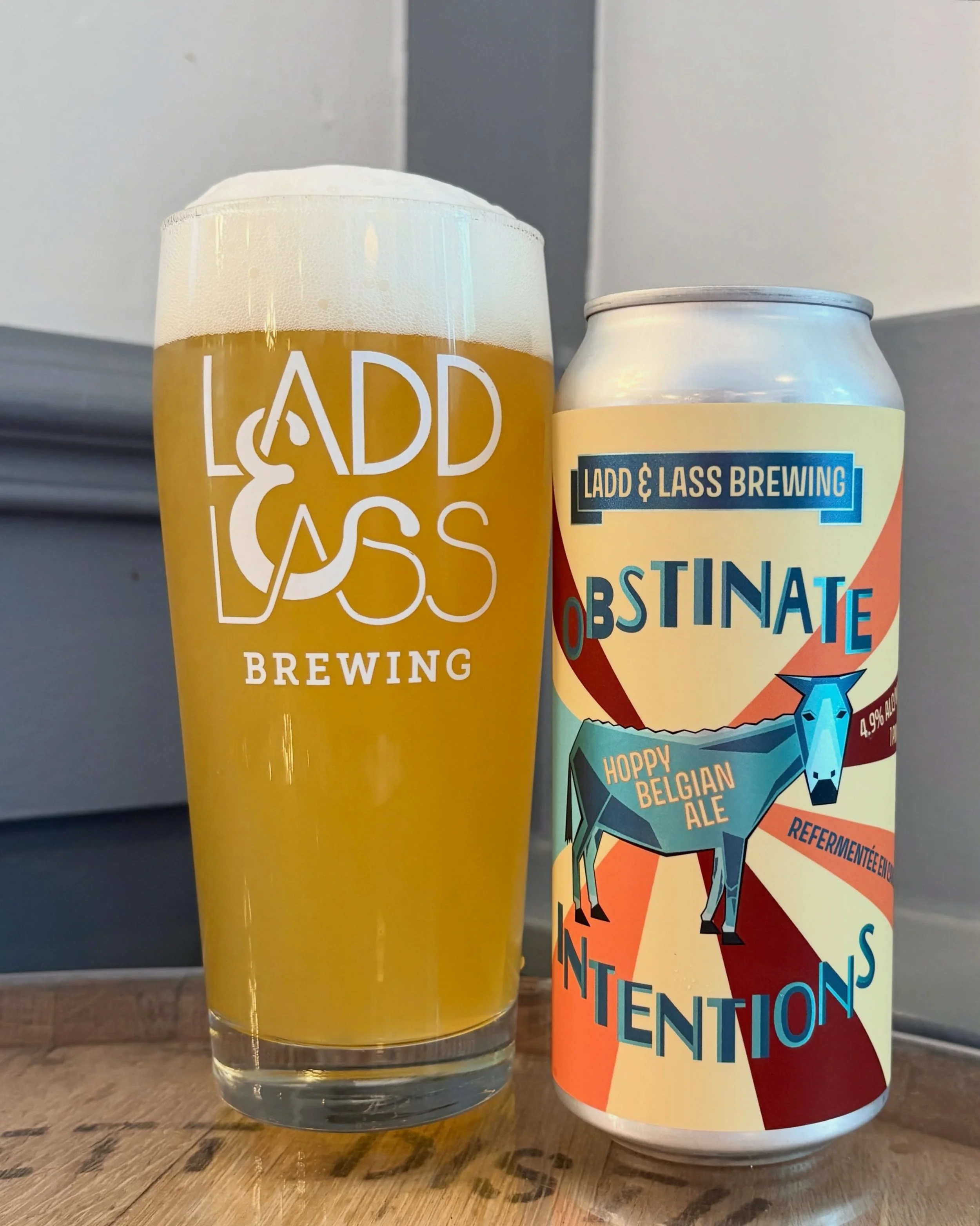 NEW RELEASE!

Obstinate Intentions
Hoppy Belgian Ale / 4.9% ABV 

One of the highlights of our brewer&rsquo;s recent trip to Belgium was a visit to @brasseriedelasenne. Blown away by the beers, Nick came home energized by the experience and immediate