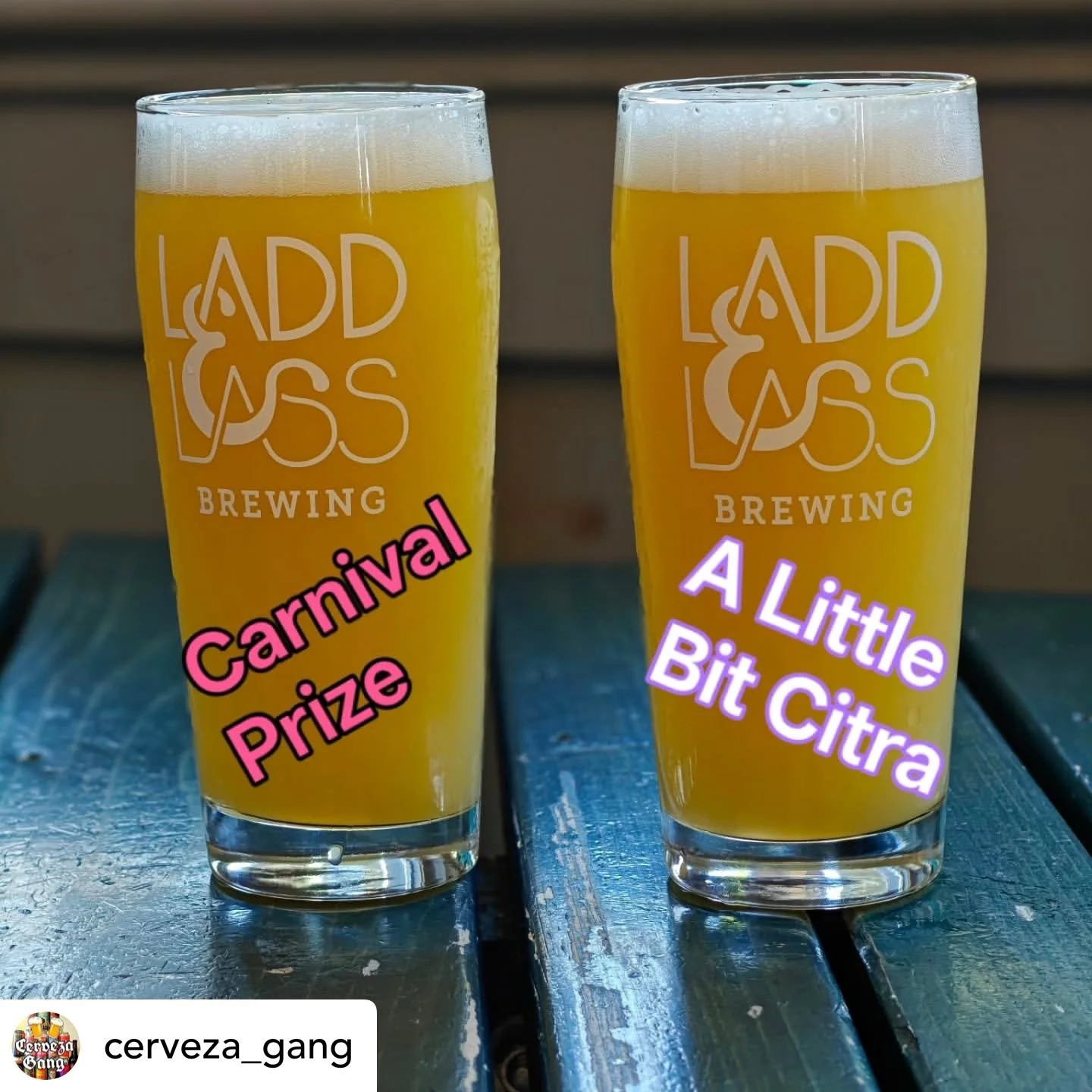 We&rsquo;ve got the beer you should be drinking. But you don&rsquo;t have to take OUR word for it. 
&bull;
&bull;
&bull;
REPOST @cerveza_gang 

Nothing beats a stop over at Ladd &amp; Lass for a beer. I still think every beer I&rsquo;ve had by them i