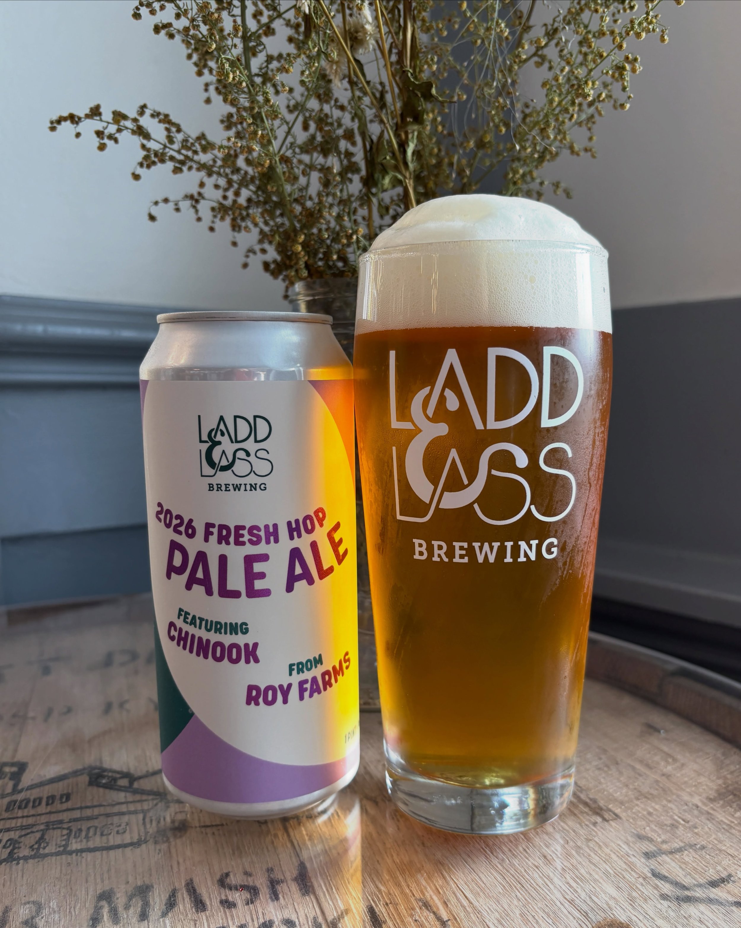FRESH HOP DROP 5 OF 6!

Fresh Hop Chinook
Pale Ale / 5.5% ABV

Andy Roy of @royfarms_hops was one of the first hop farmers to take notice of the first-rate beers we&rsquo;re brewing at L&amp;L, which led to our collaborating on Shifting Latitudes, a 