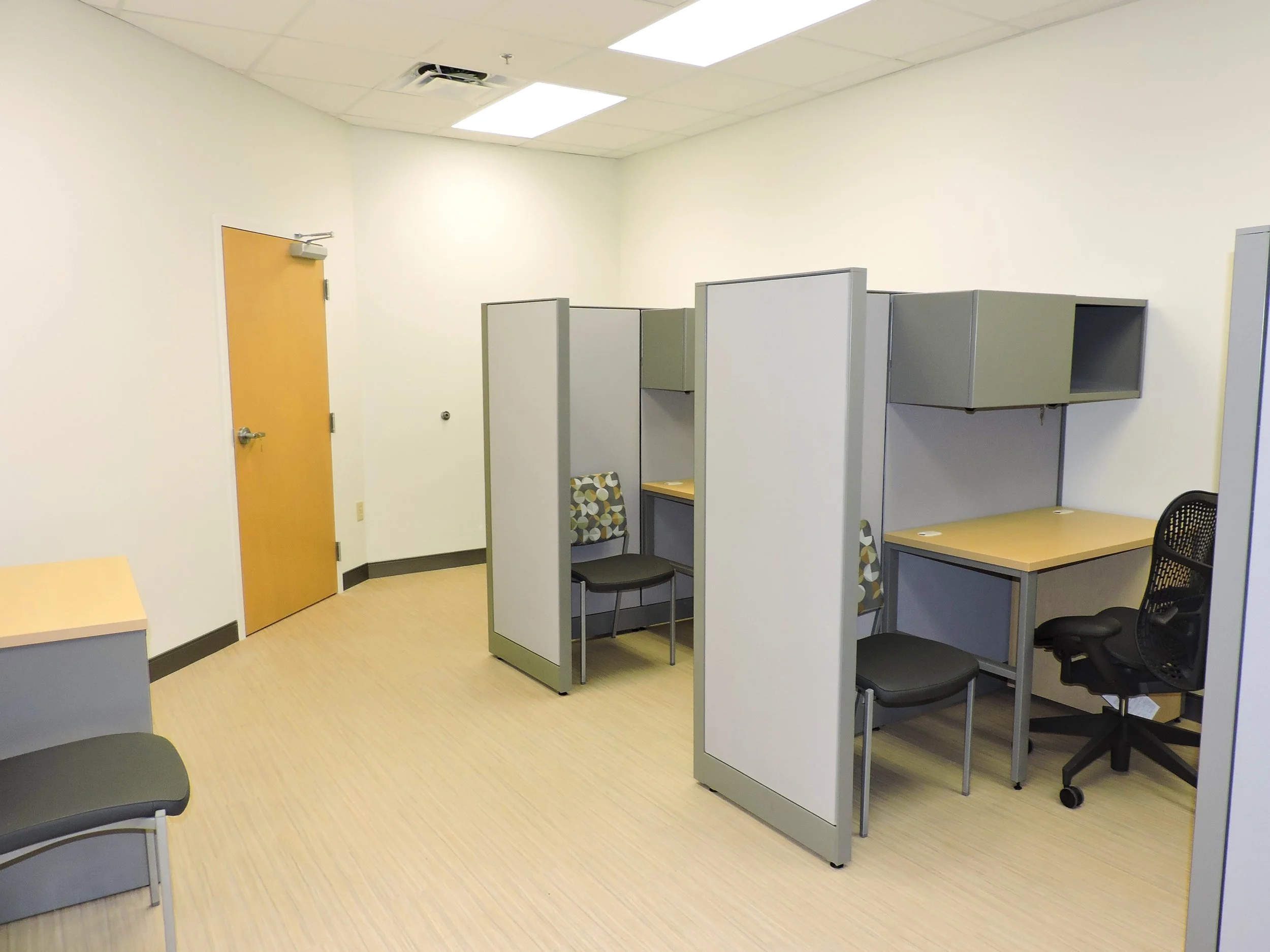 It is composed of exam rooms, MAs &amp; extenders room, doctor's room, consolidated blood draw room, and general nurse station.​