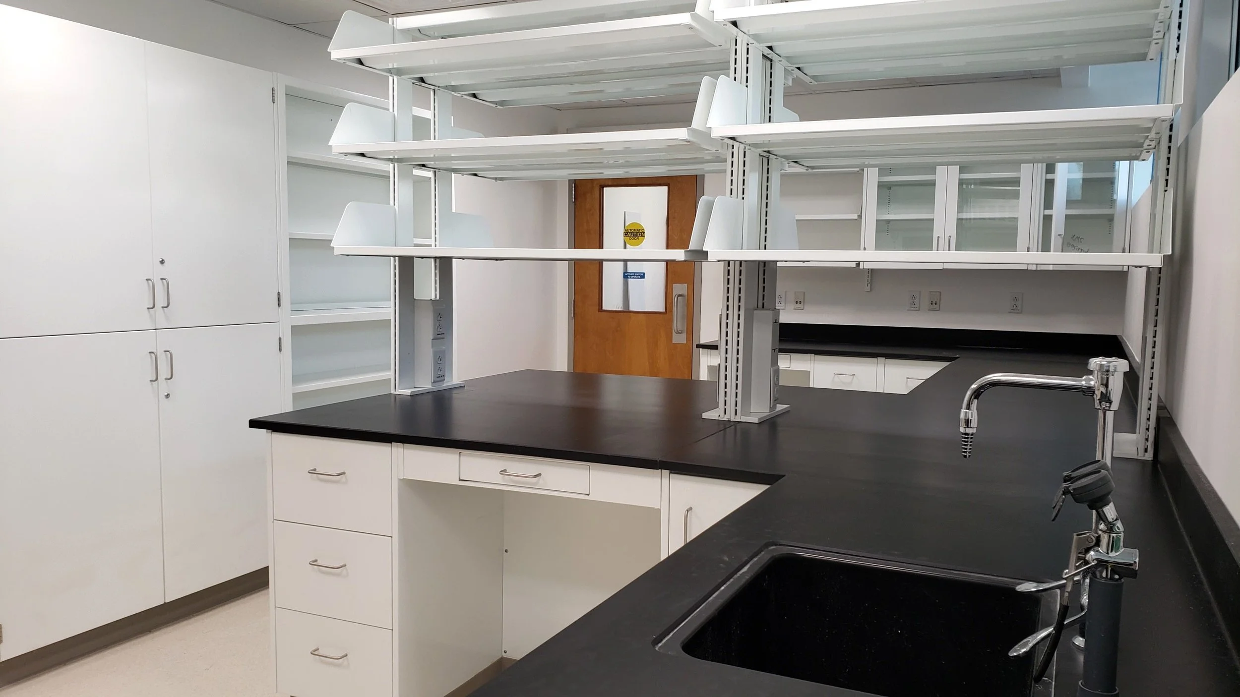 Lab renovations on the second floor of the Grosvenor building at the Rosenstiel School of Marine and Atmospheric Science.