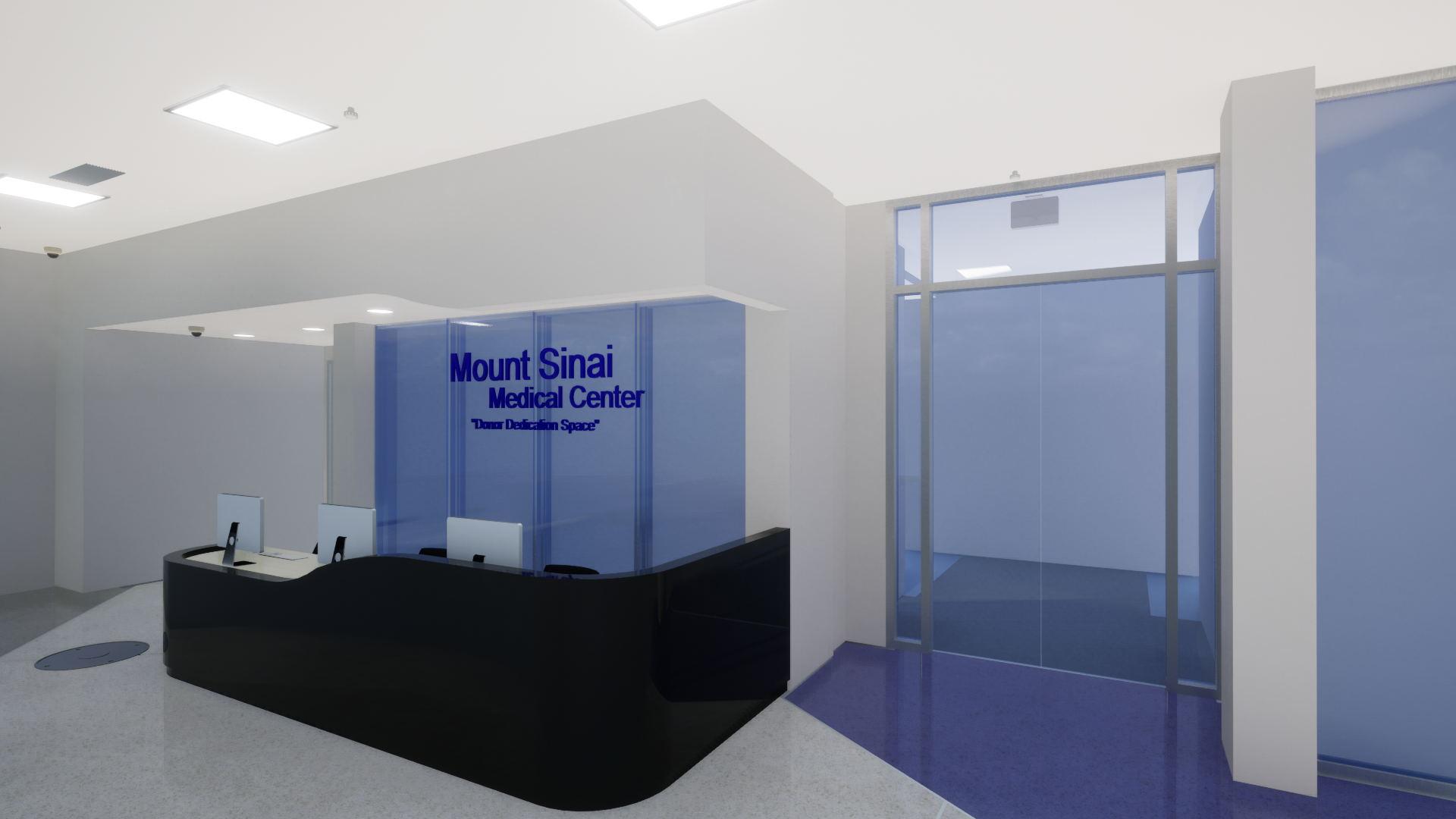 The scope for the project is the renovation of the entrance for the Greenspan Building.​