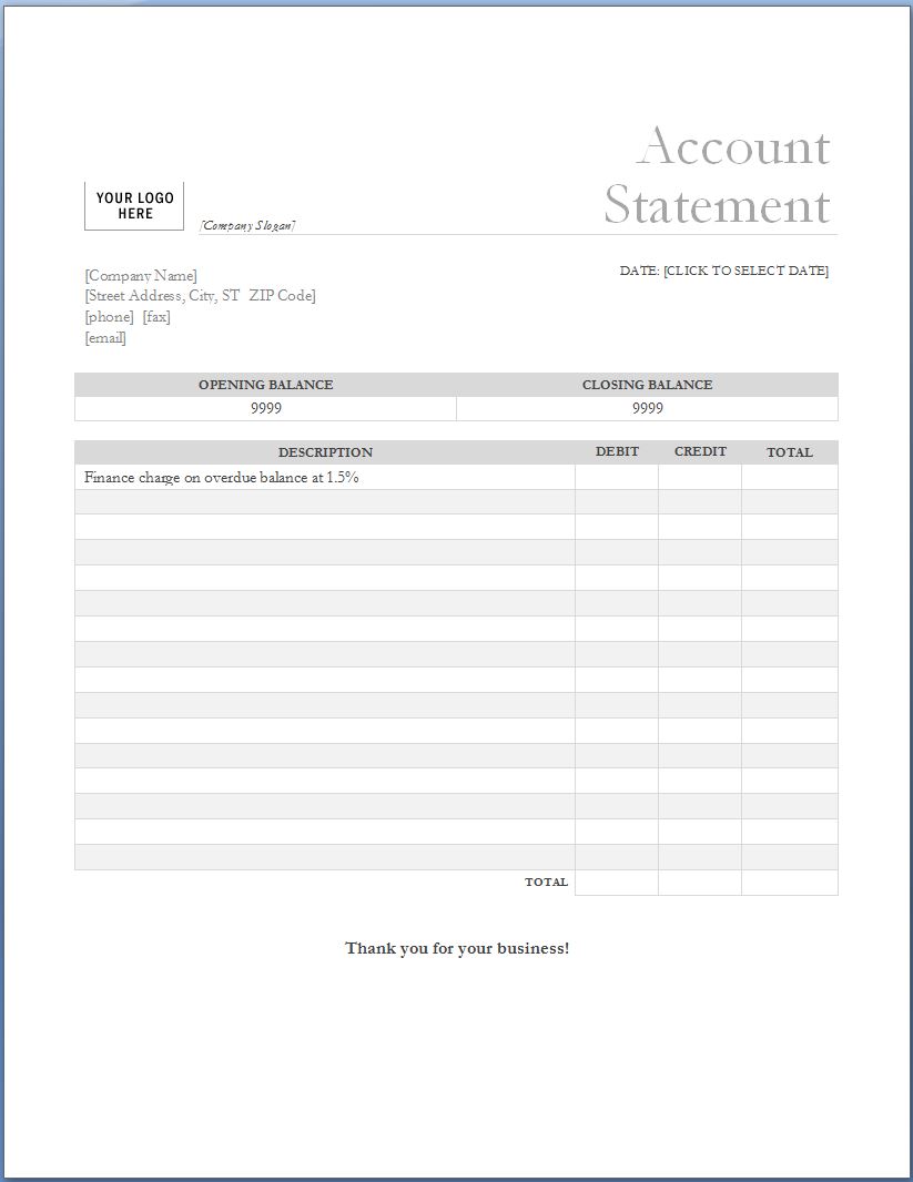 invoice and statement mailing