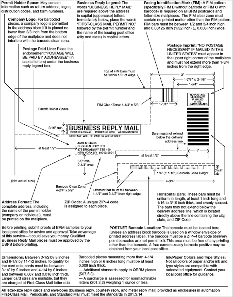 Reply Envelope Template | Envelope Templates: Free Printable PDF ...