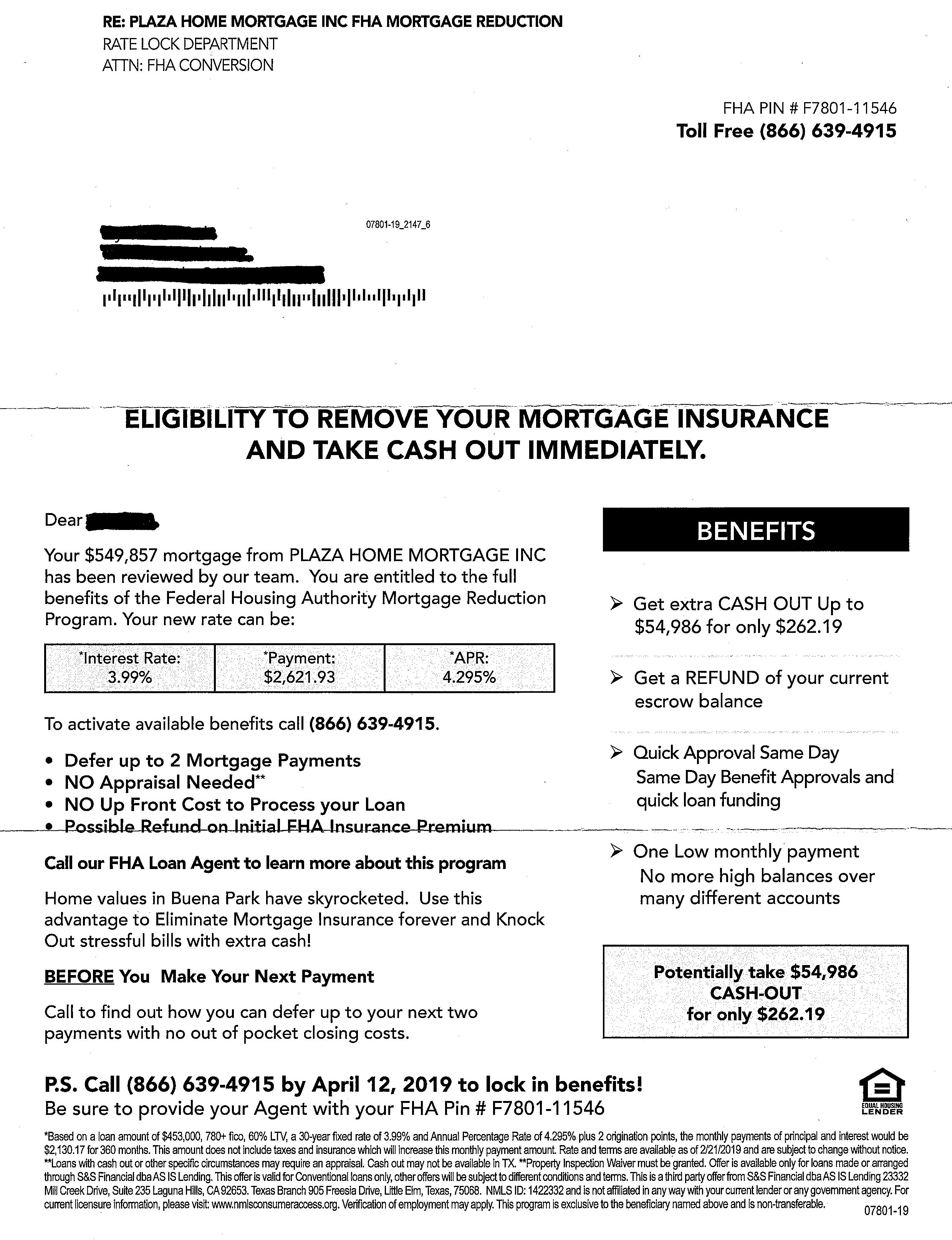 Federal Housing Authority Mortgage Mailing.jpg