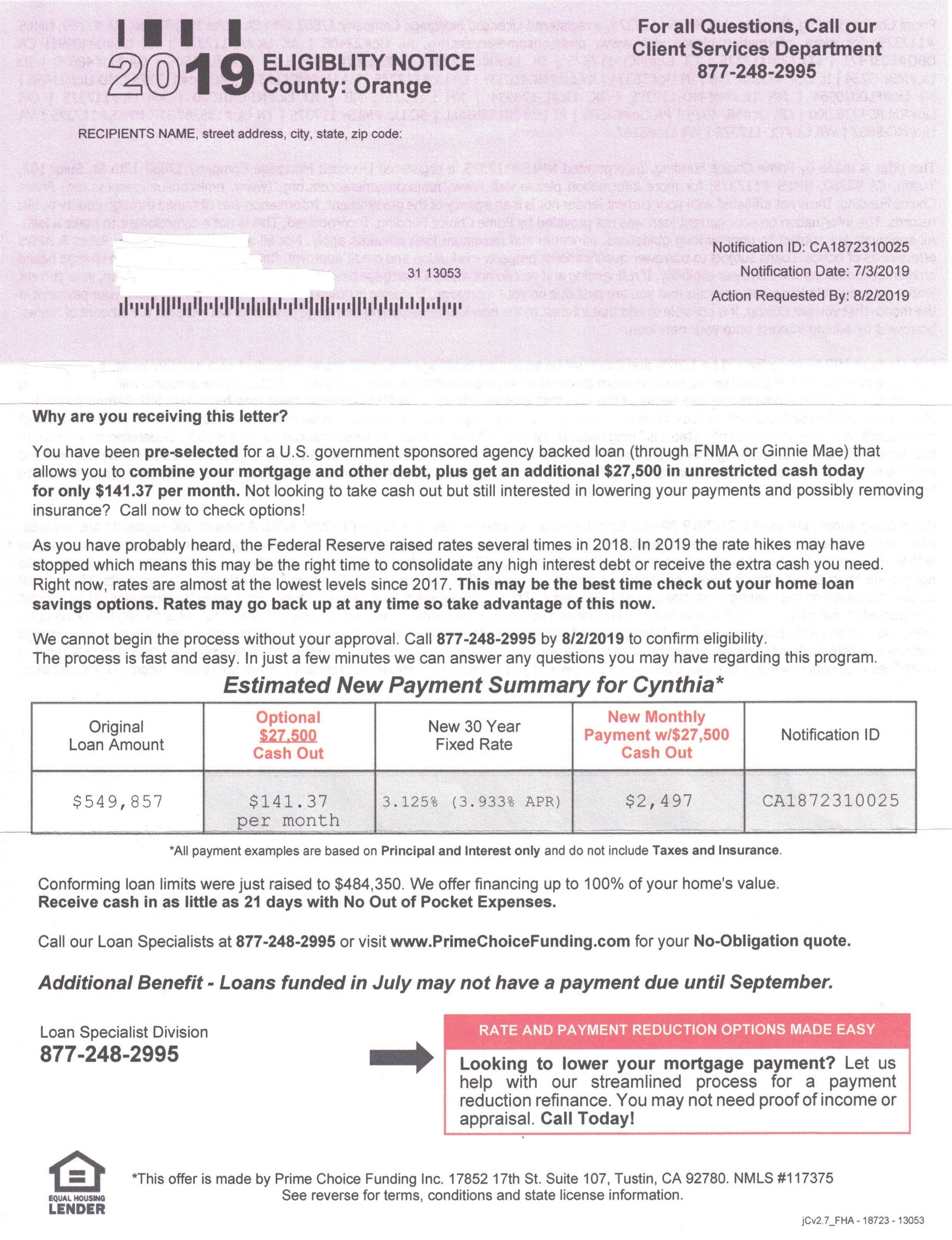Mortgage Mailing Sample FHA.jpg