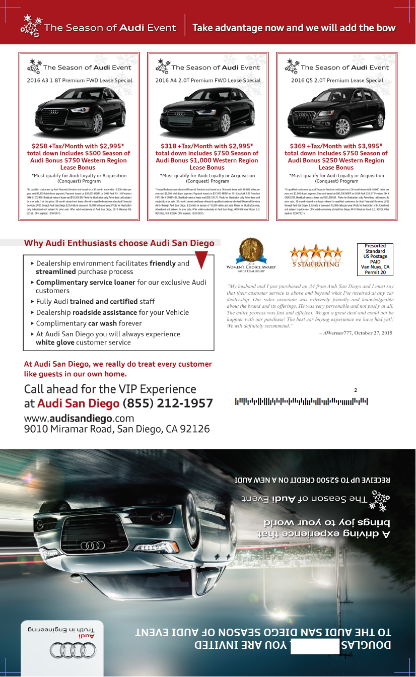 Variable Data Printing Examples — Direct Mail, Fulfillment Services ...