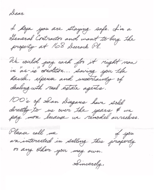 Handwriting Font Direct Mail Samples — Direct Mail, Fulfillment ...