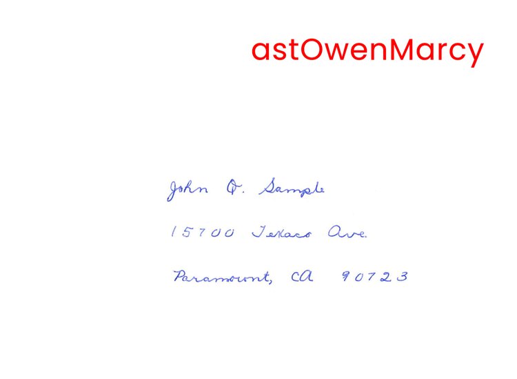 Walker Letter Return Address Stamp - Simply Stamps