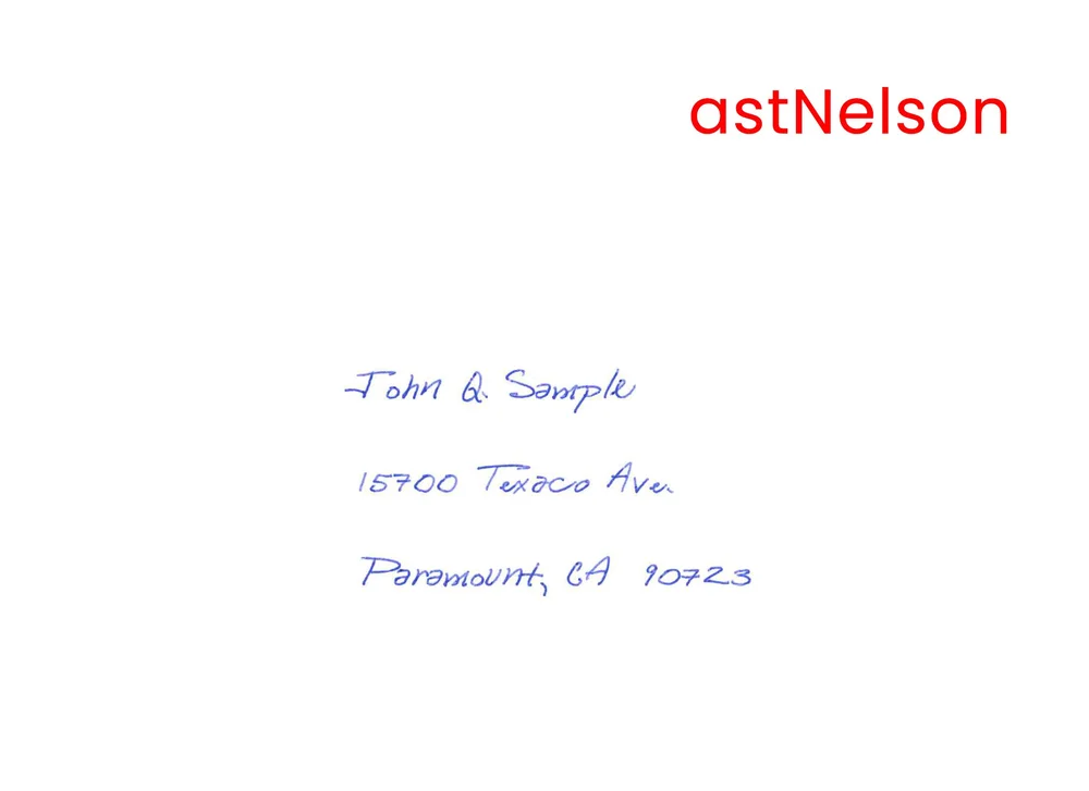 Pen Addressing Direct Mail Fonts and Samples — Direct Mail, Fulfillment ...